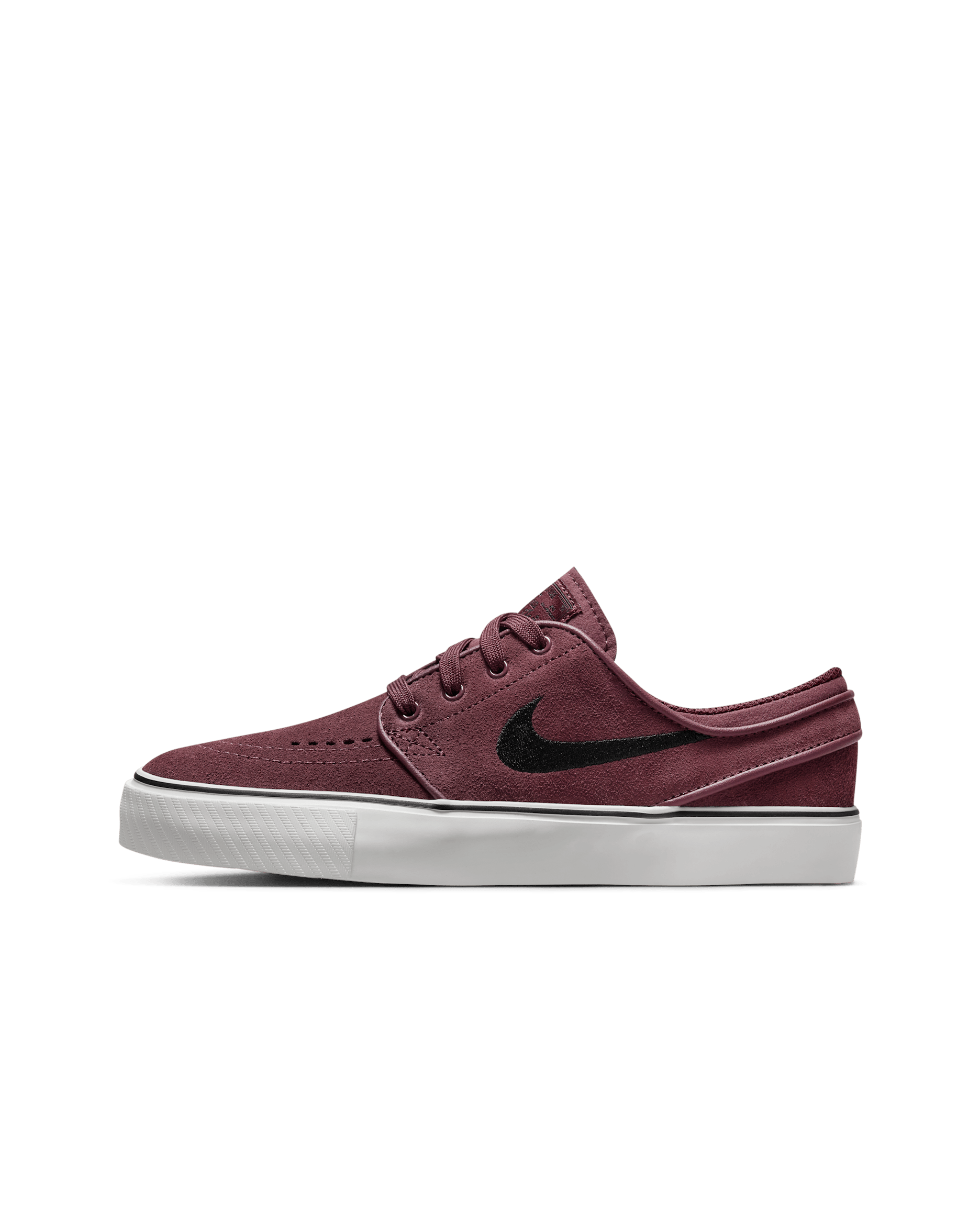 Nike SB Stefan Janoski 大童滑板鞋 - Burgundy Crush/Burgundy Crush/Sail/黑色