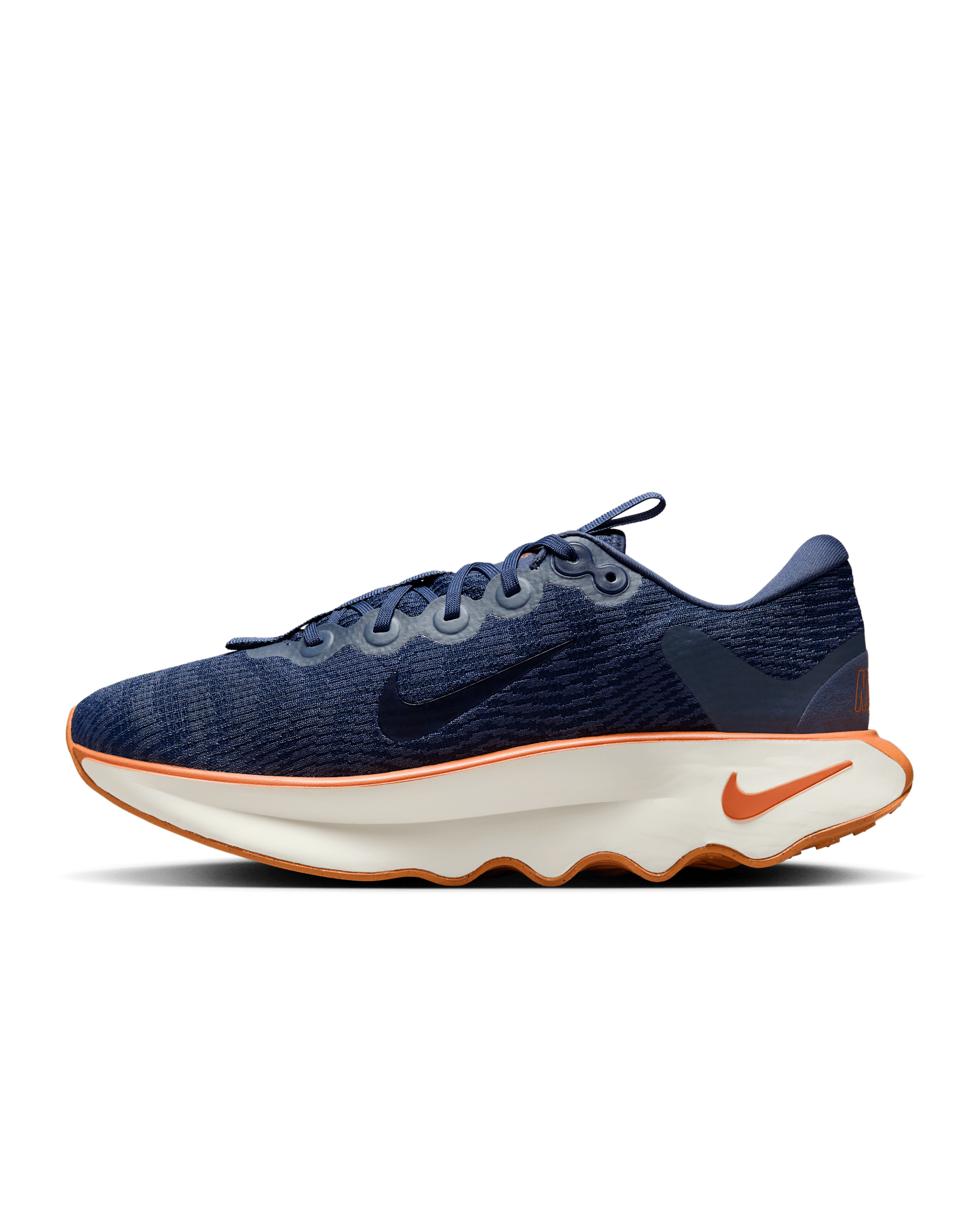Nike Motiva Men's Walking Shoes - Thunder Blue/Midnight Navy/Healing Orange/Thunder Blue