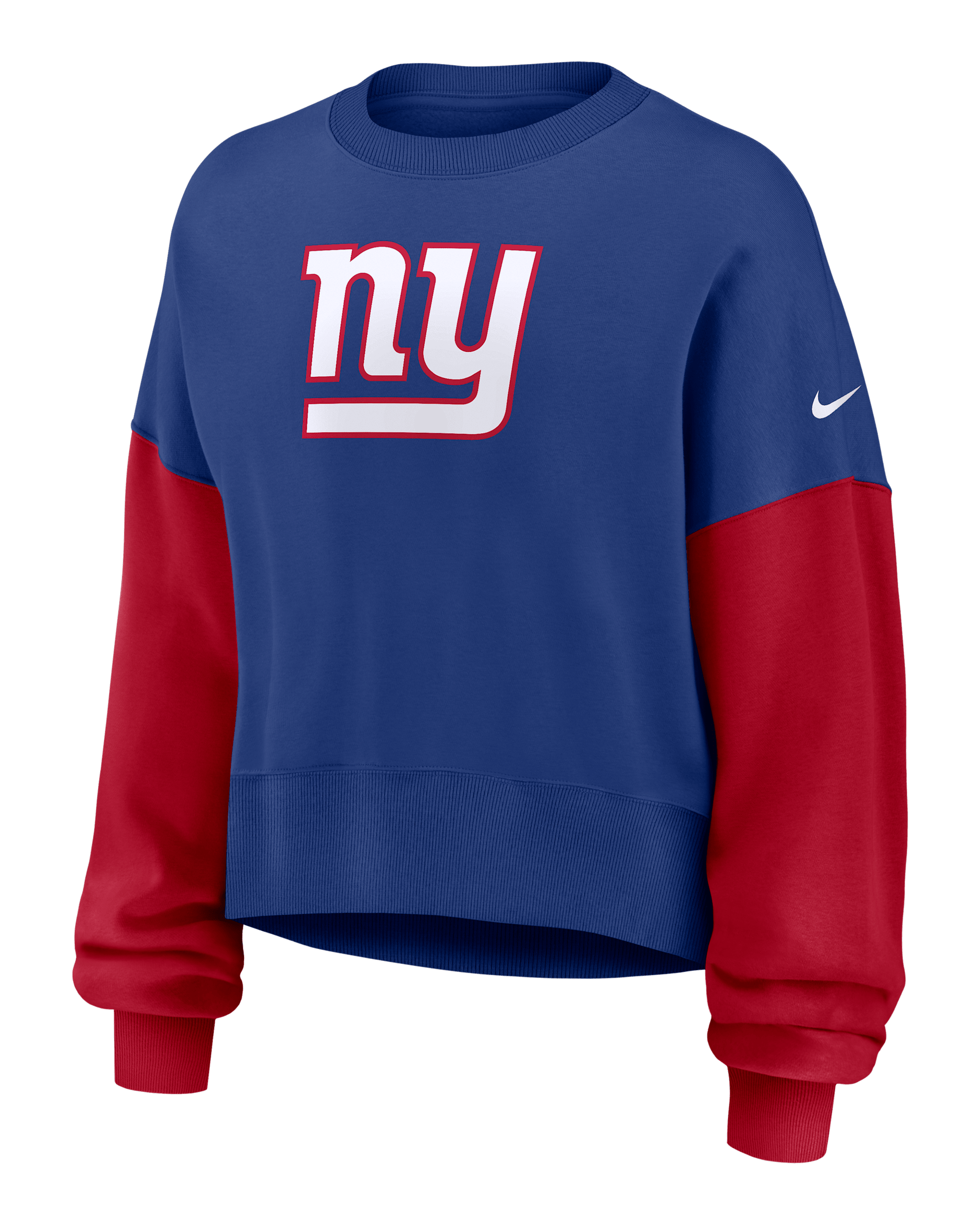 New York Giants Women's Nike NFL Pullover Crew - Rush Blue
