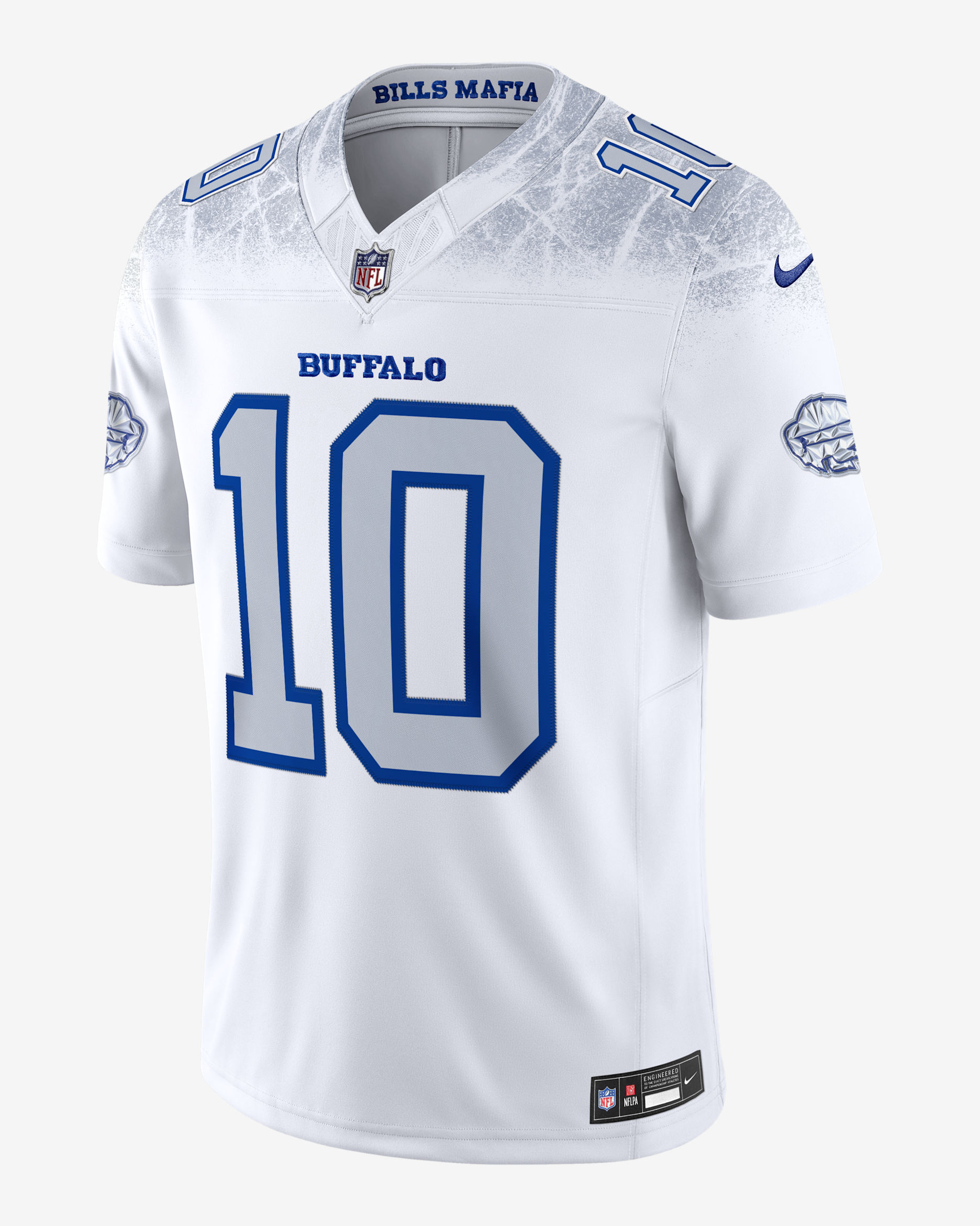 Khalil Shakir Buffalo Bills Rivalries Collection Men's Nike Dri-FIT NFL Limited Jersey - White