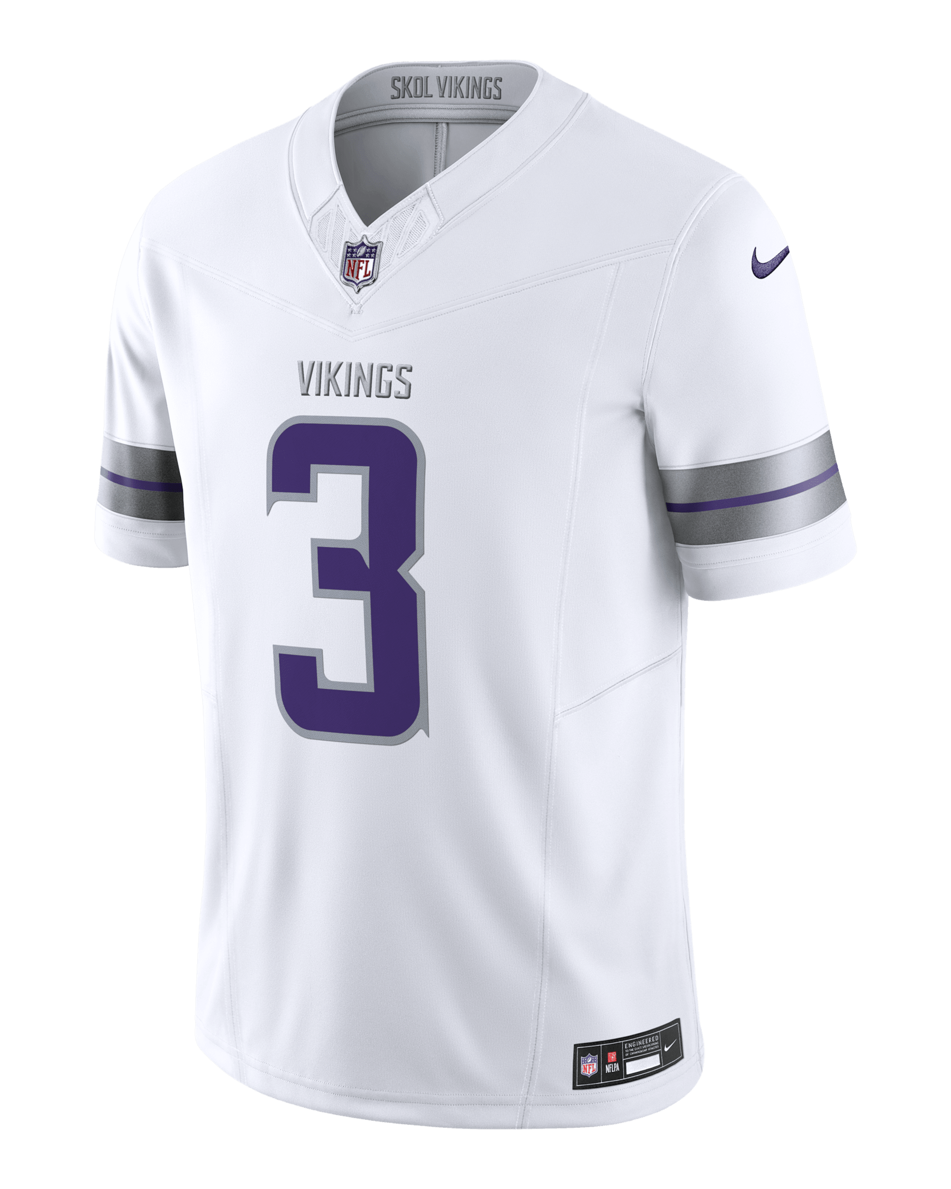 Jordan Addison Minnesota Vikings Men's Nike Dri-FIT NFL Limited Football Jersey - White