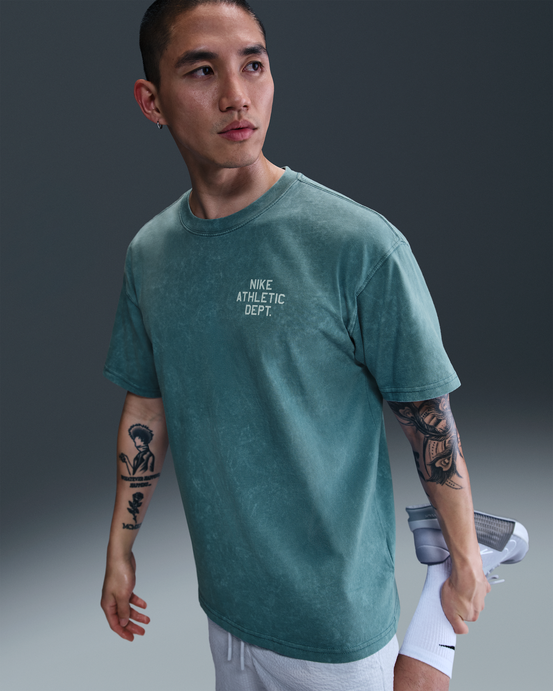 Nike Men's Max90 Fitness T-Shirt - Smokey Blue