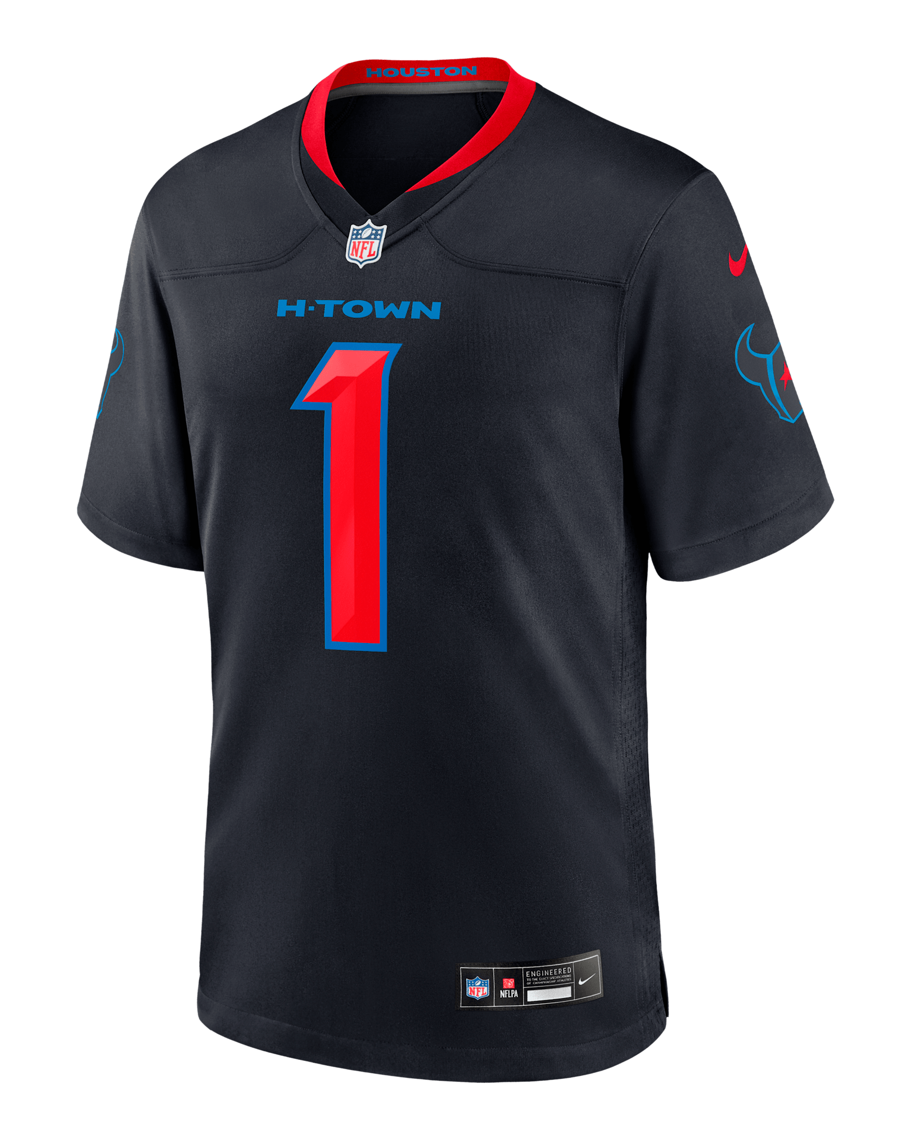 Stefon Diggs Houston Texans Men's Nike NFL Game Jersey - Navy