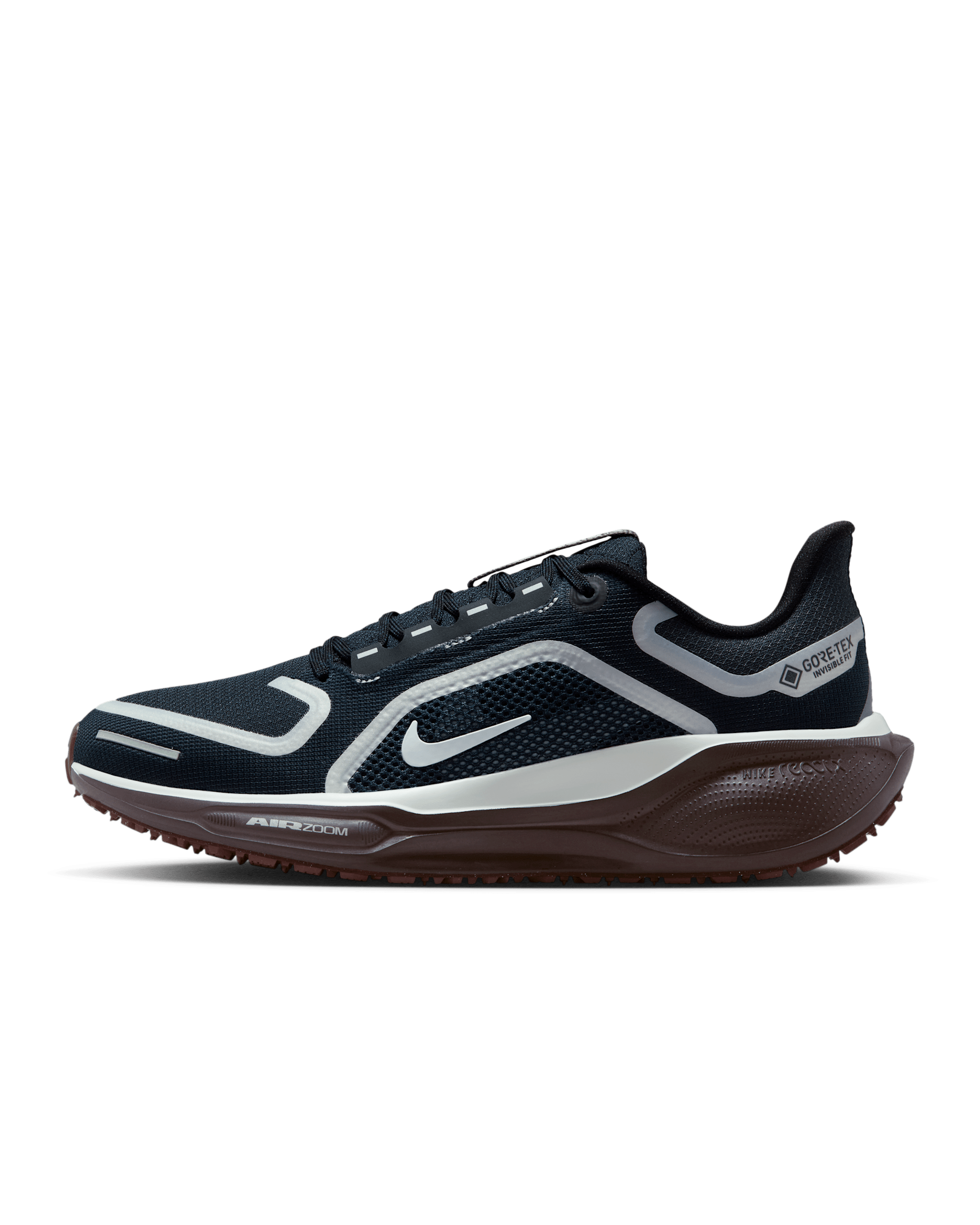 Nike Pegasus 41 GORE-TEX wasserdichter Straßenlaufschuh (Damen) - Dark Obsidian/Schwarz/Anthracite/Pure Platinum
