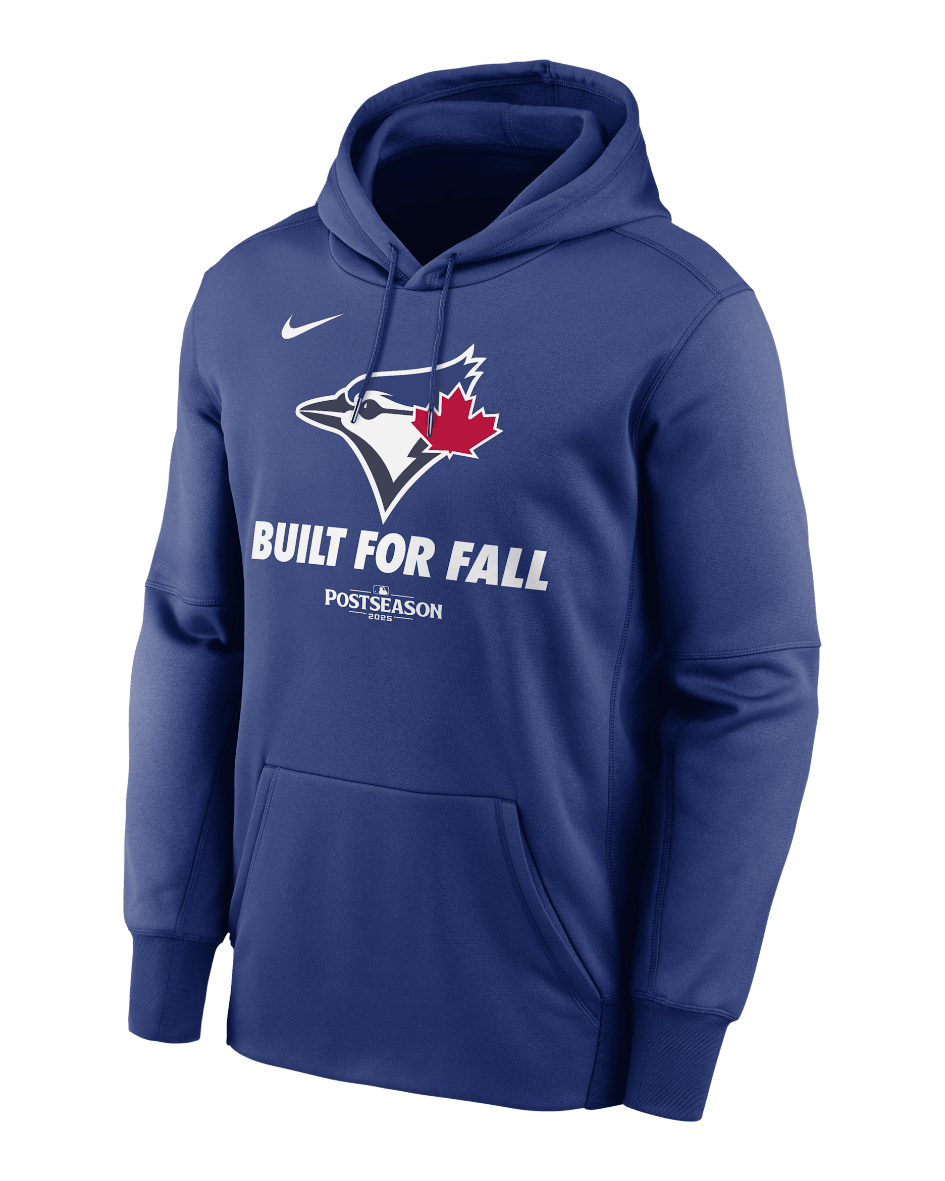 Toronto Blue Jays 2025 Postseason Authentic Collection Men’s Nike Therma MLB Pullover Hoodie - Royal