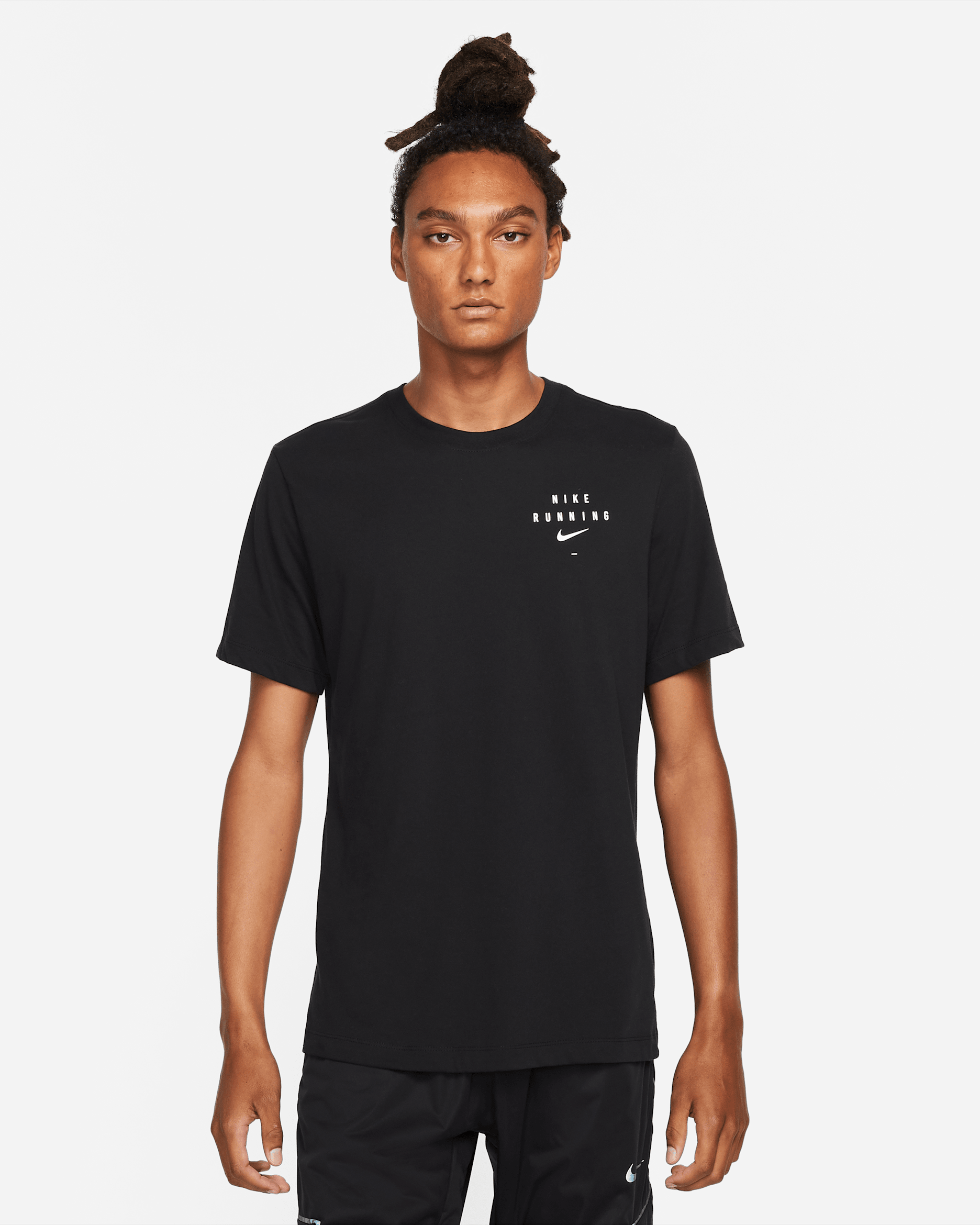 เสื้อยืดวิ่งผู้ชาย Nike Dri-FIT Run Division - ดำ