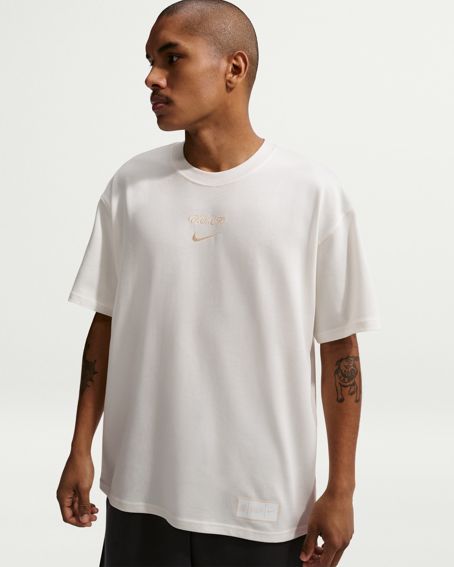 USMNT Premium Men's Nike Soccer T-Shirt - Sail