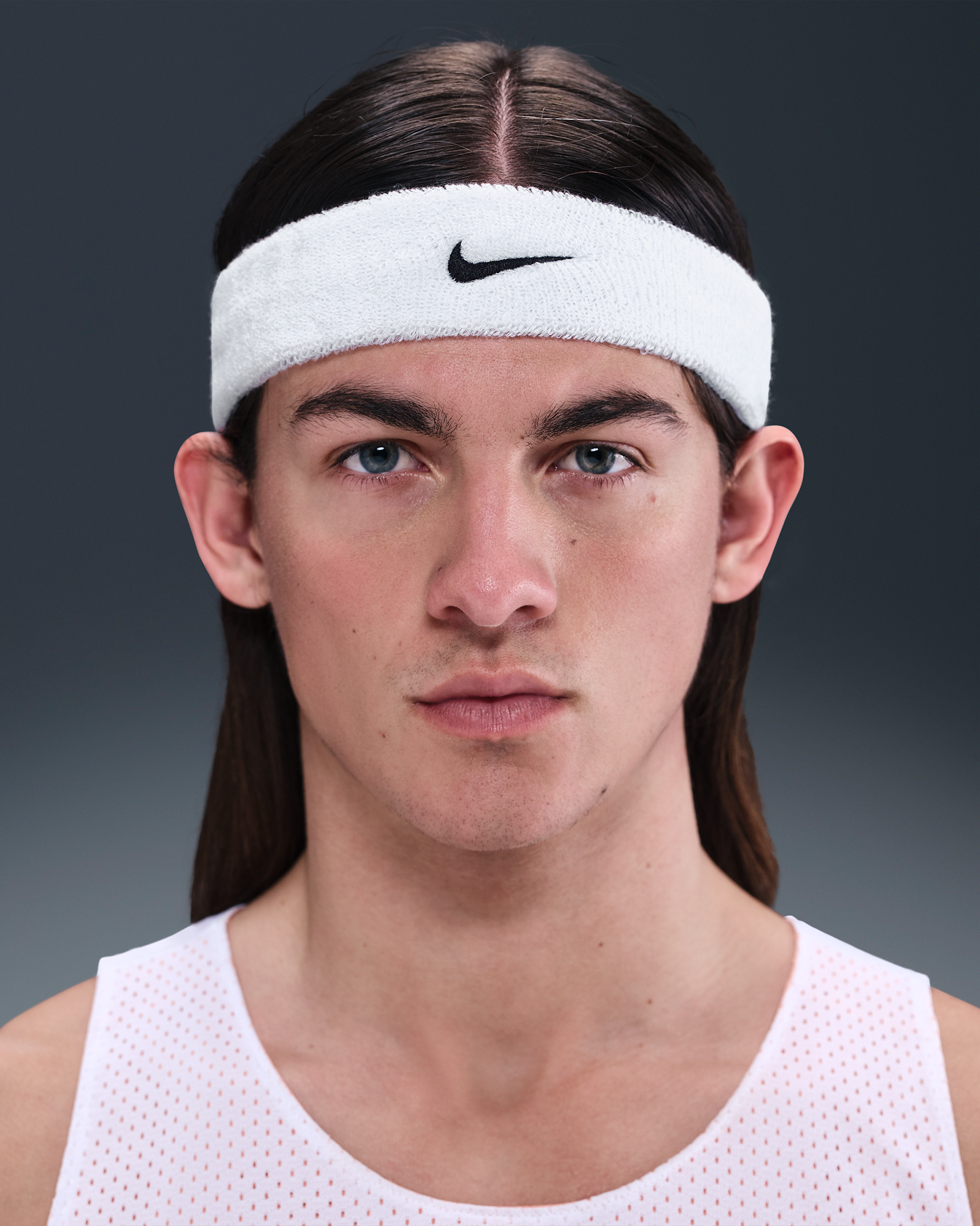 Nike Swoosh Classic Headband - White/Black