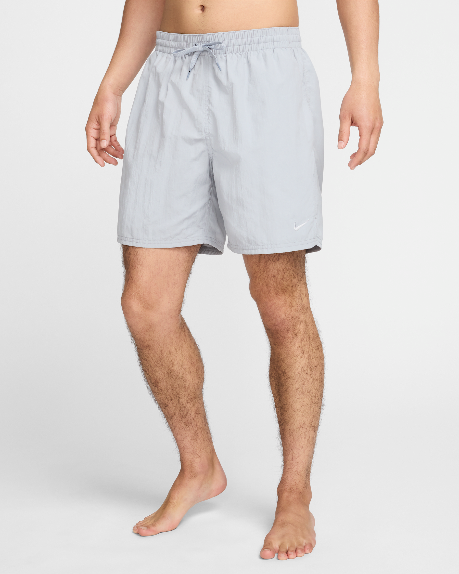 Shorts de vóleibol de 18 cm con forro completo para hombre Nike Swim Breaker Icon - Gris lobo/Gris lobo