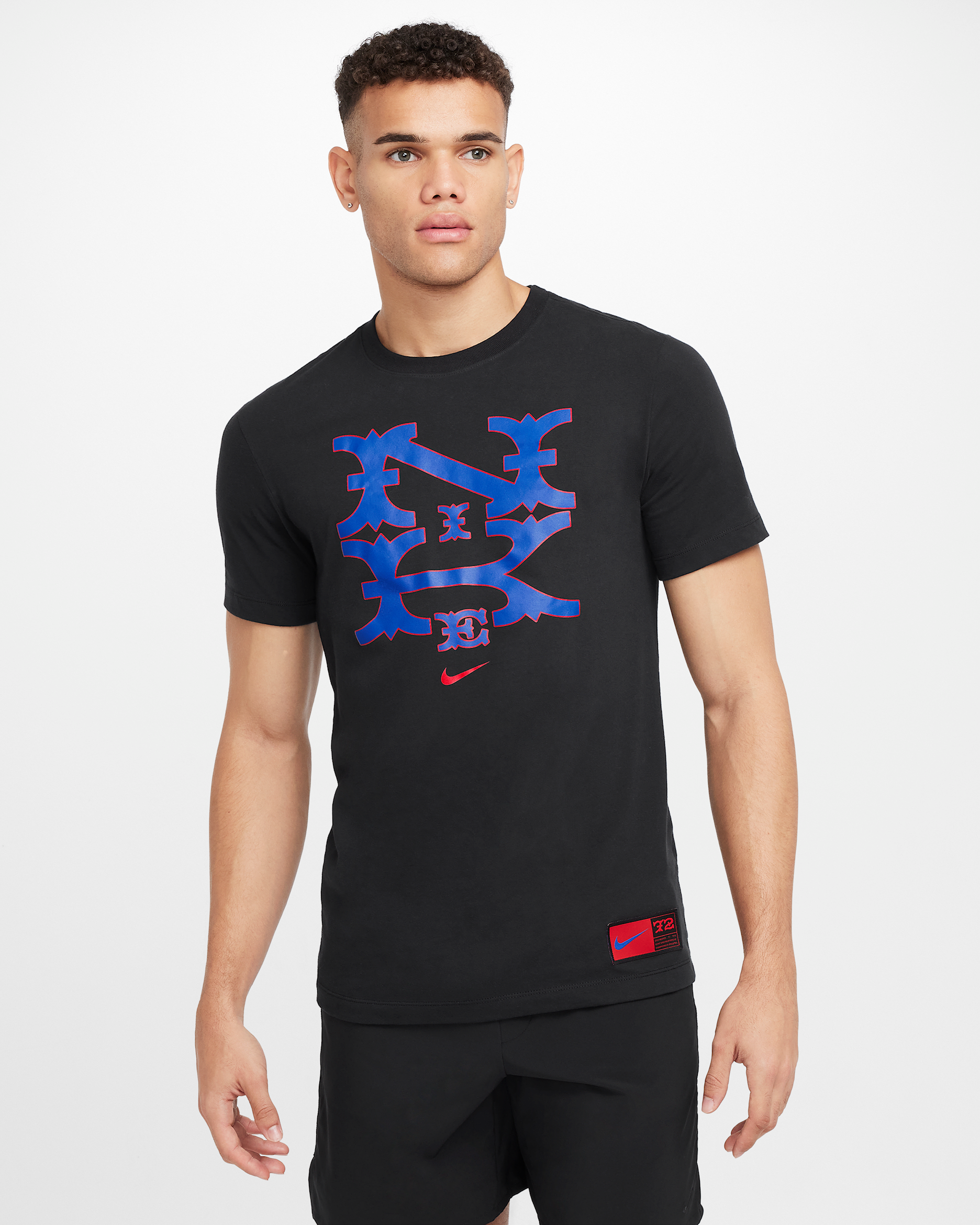 Nike Men's Dri-FIT Baseball T-Shirt - Black