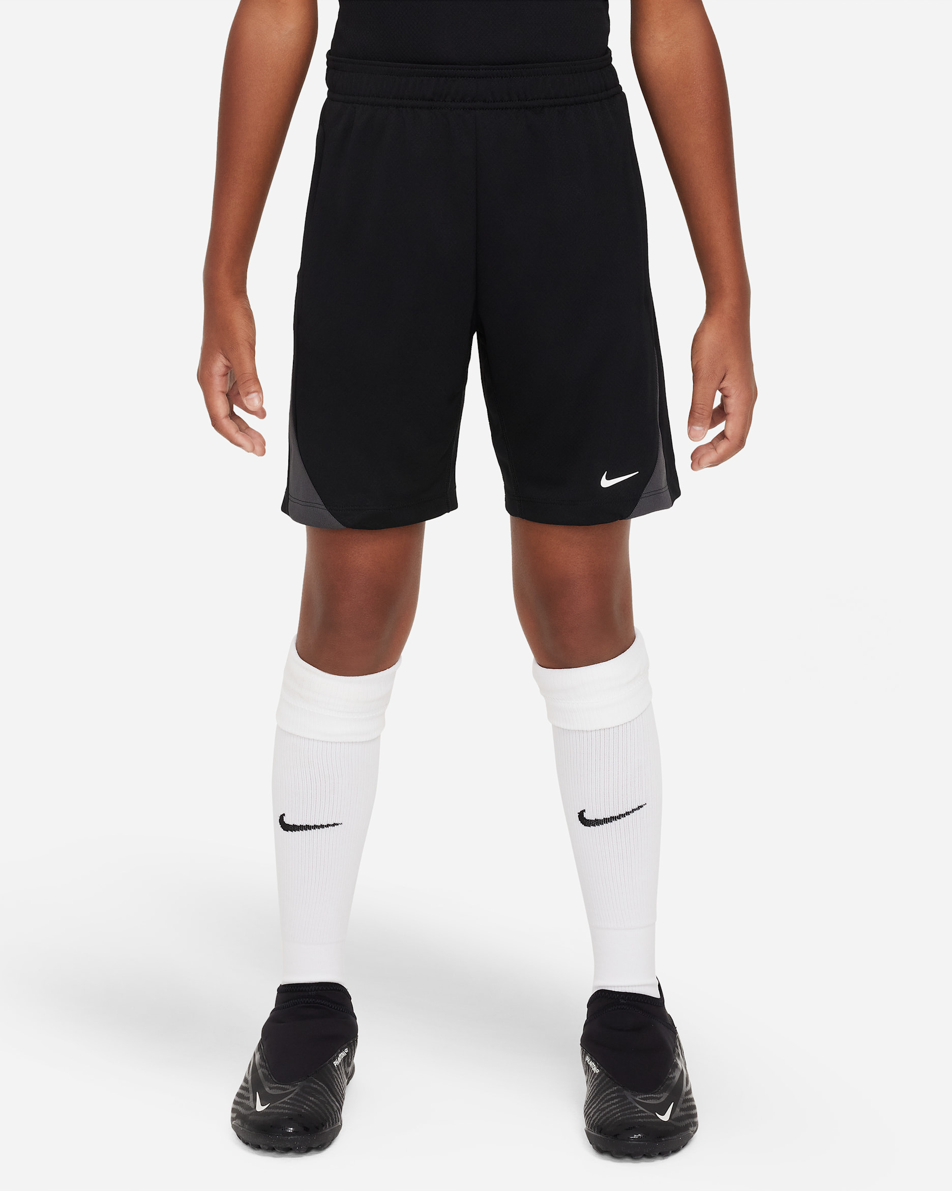 Short de foot Nike Dri-FIT Strike pour ado - Noir/Noir/Anthracite/Blanc