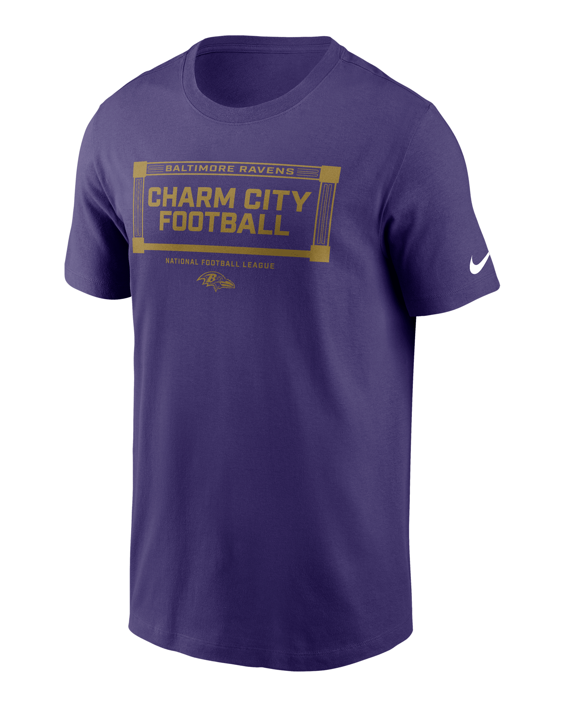 Baltimore Ravens Local Essential Men's Nike NFL T-Shirt - Purple