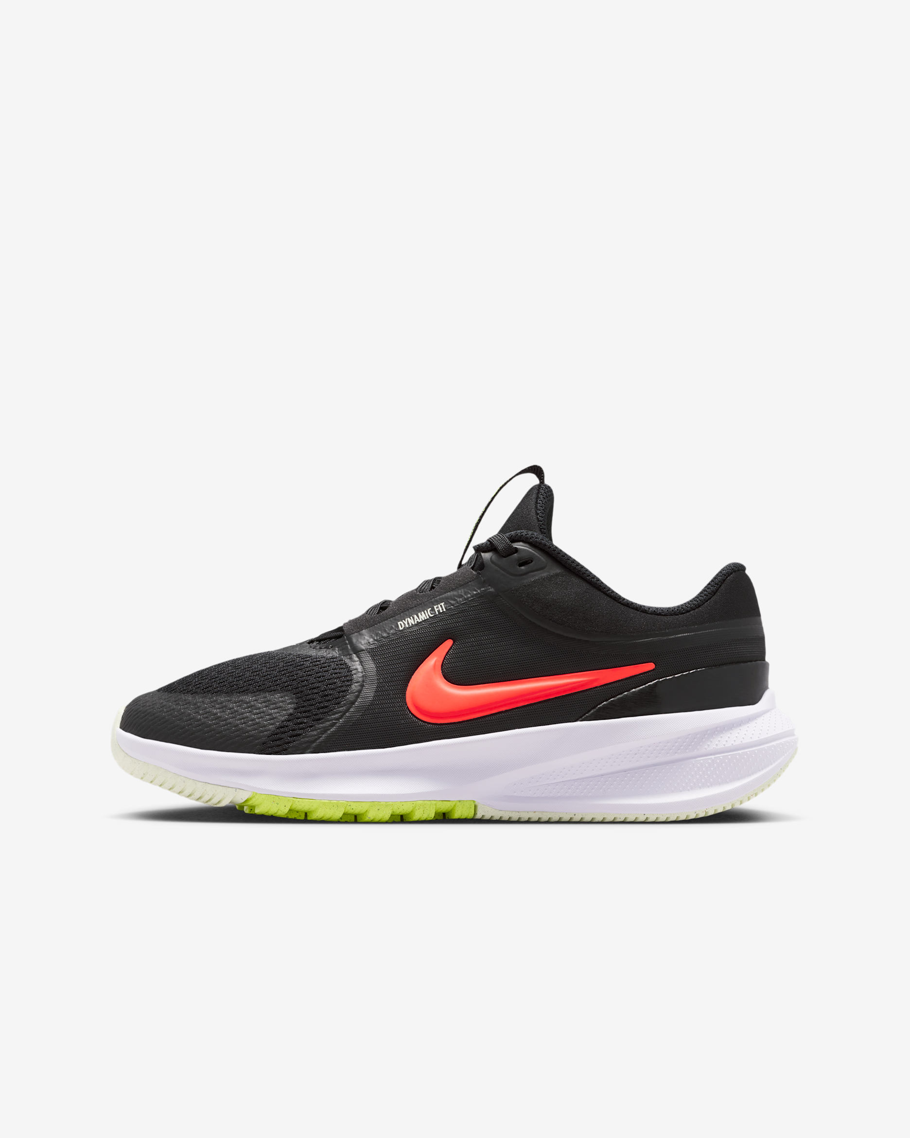 Nike Star Runner 5 Older Kids' Running Shoes - Black/Anthracite/Volt Tint/Bright Crimson