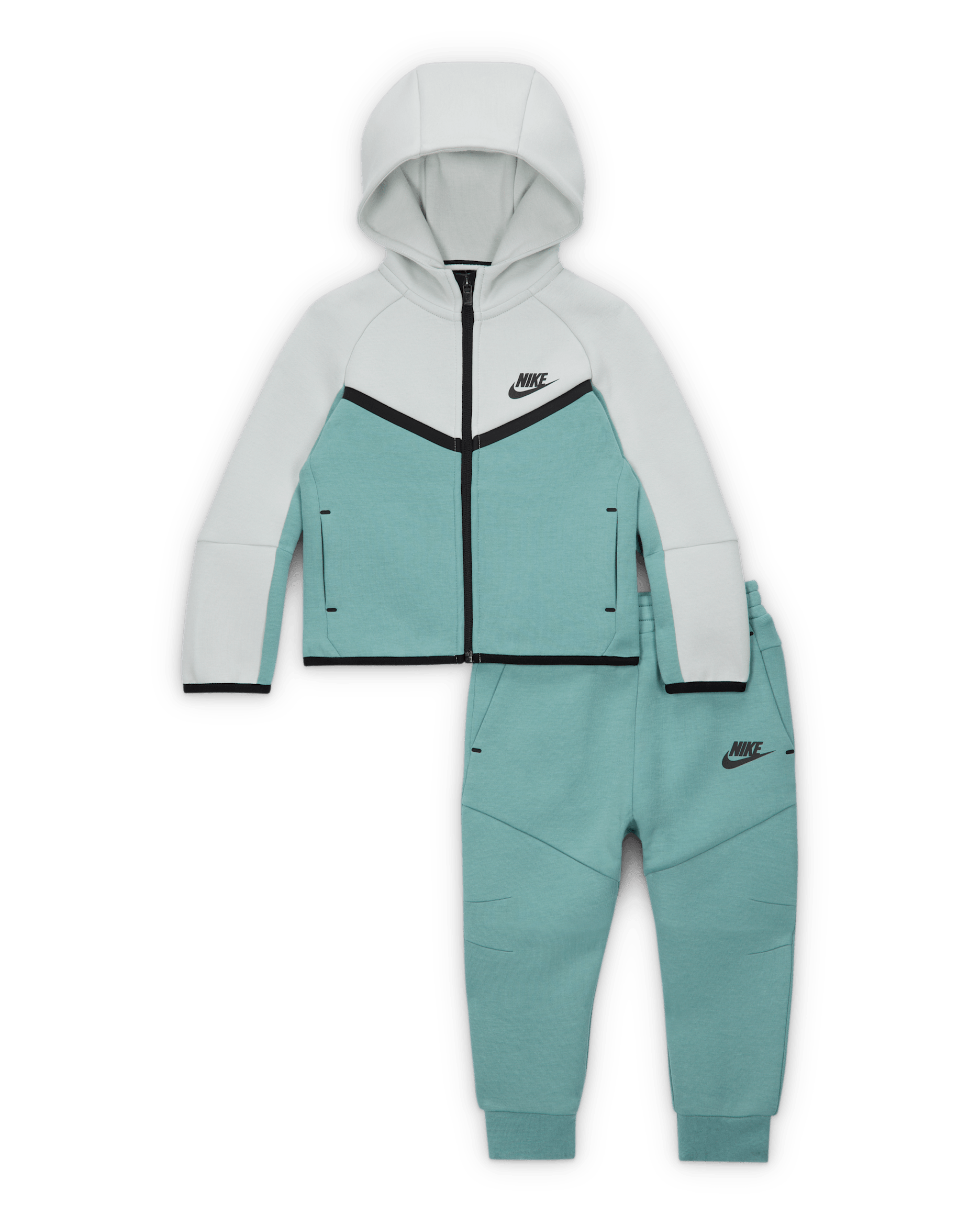Conjunto de 2 piezas de Tech Fleece de cierre completo para bebé Nike Sportswear - Cañón