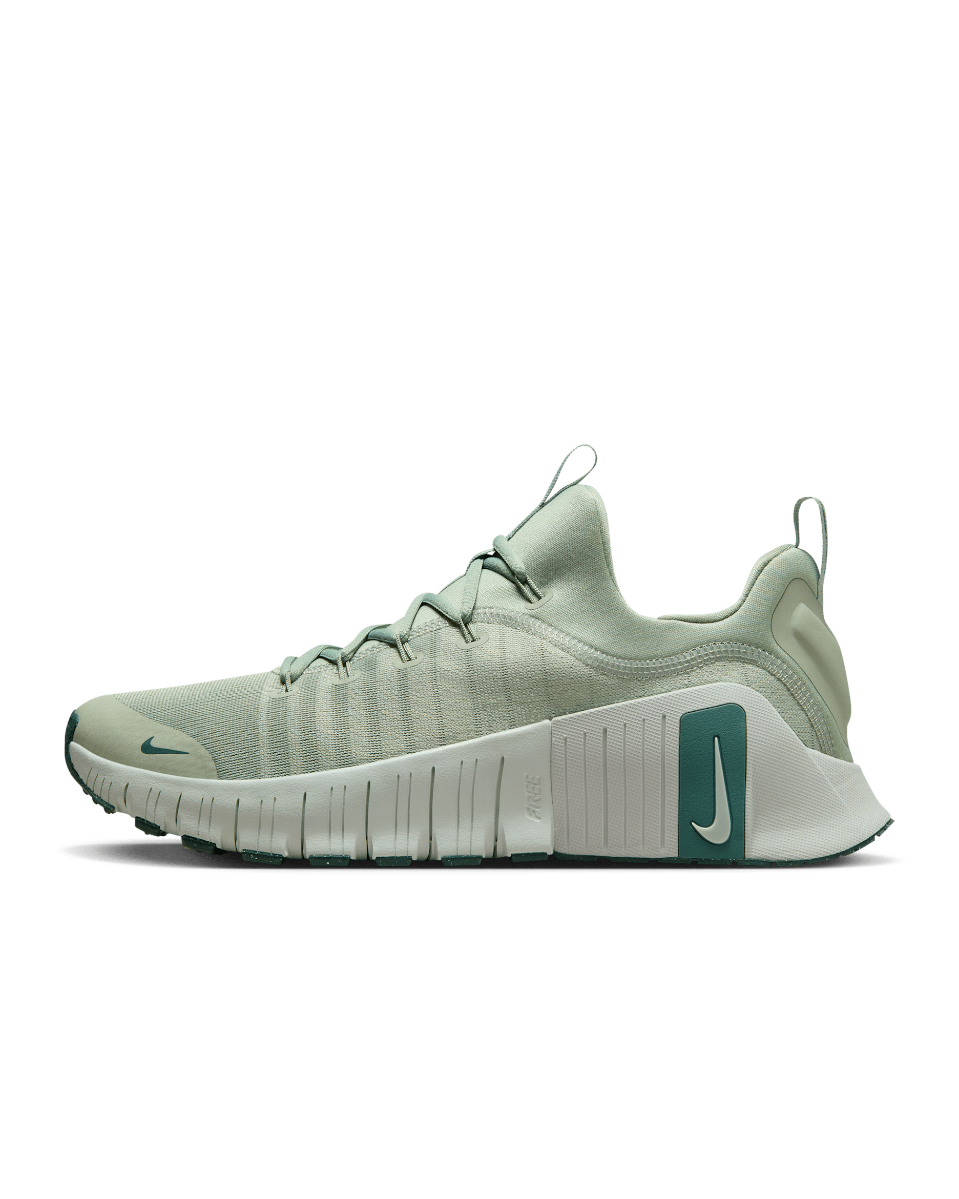 Nike Free Metcon 6 Men's Workout Shoes - Jade Horizon/Light Silver/Vintage Green