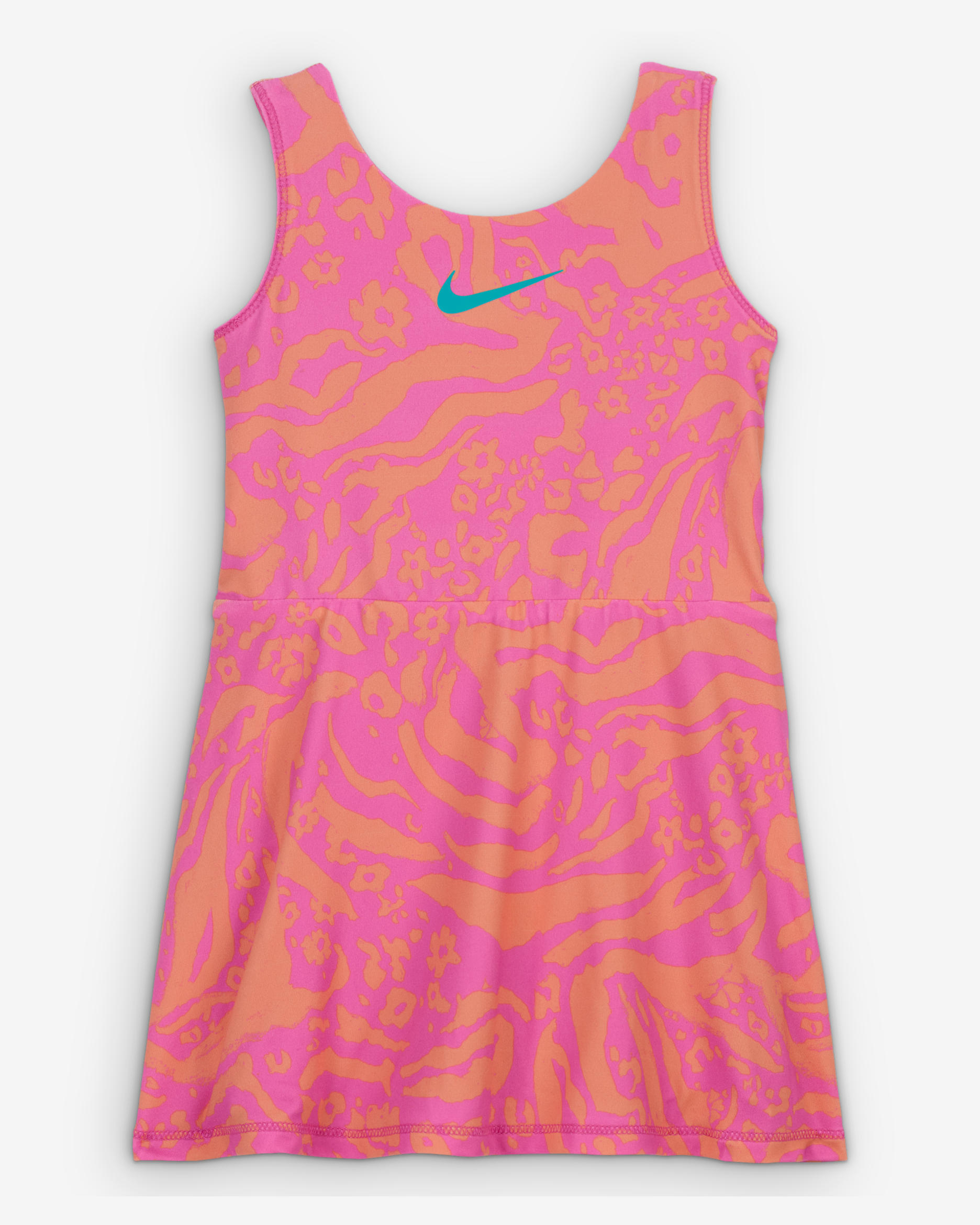 Vestido de moda Wild Flower para bebé (12 a 24 meses) Nike Dri-FIT - Rosa alegre
