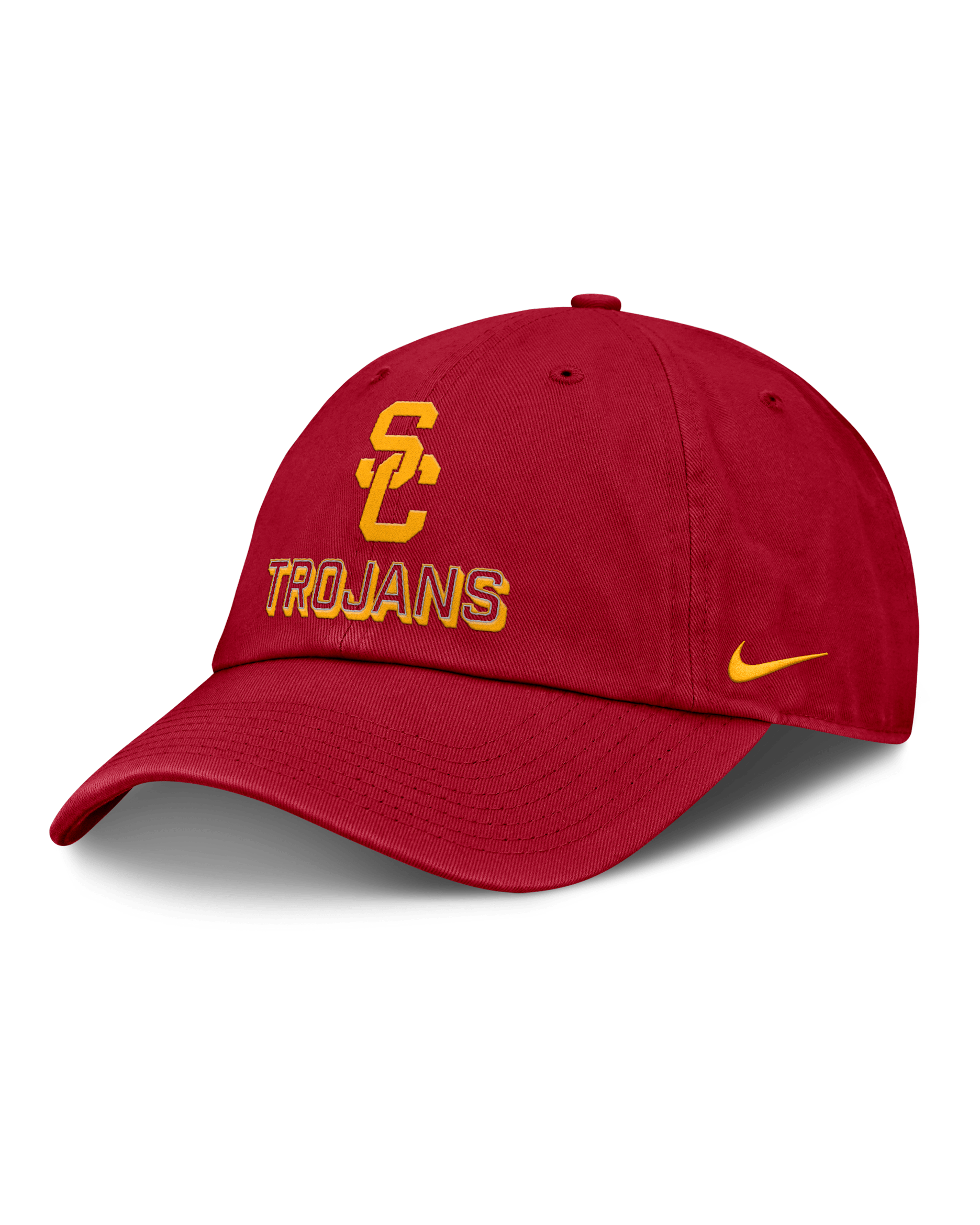 Gorra universitaria Nike ajustable para hombre USC On-Field Club Gameday - Carmesí team