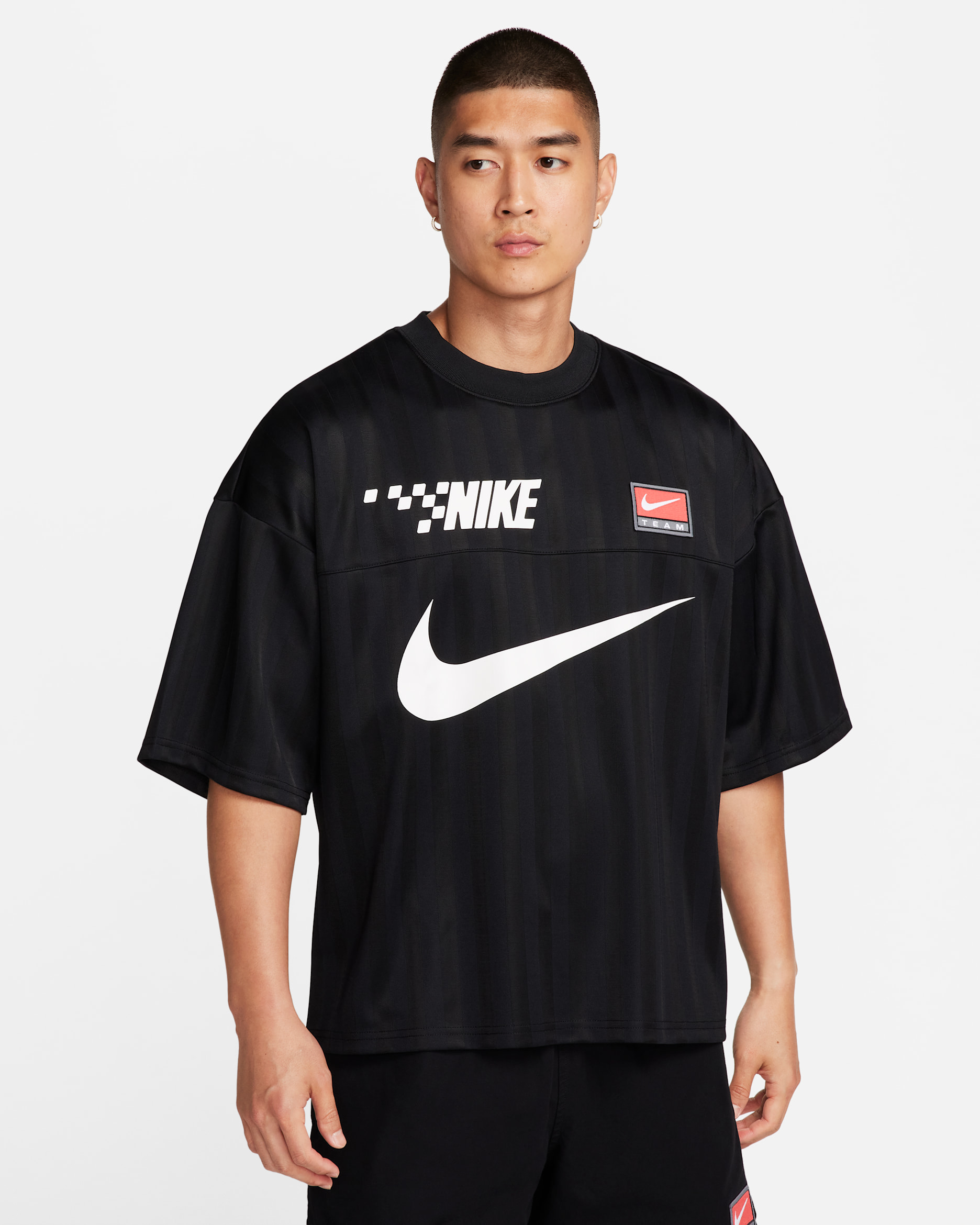 Nike Sportswear Trend Men's Short-Sleeve Top - Black/White