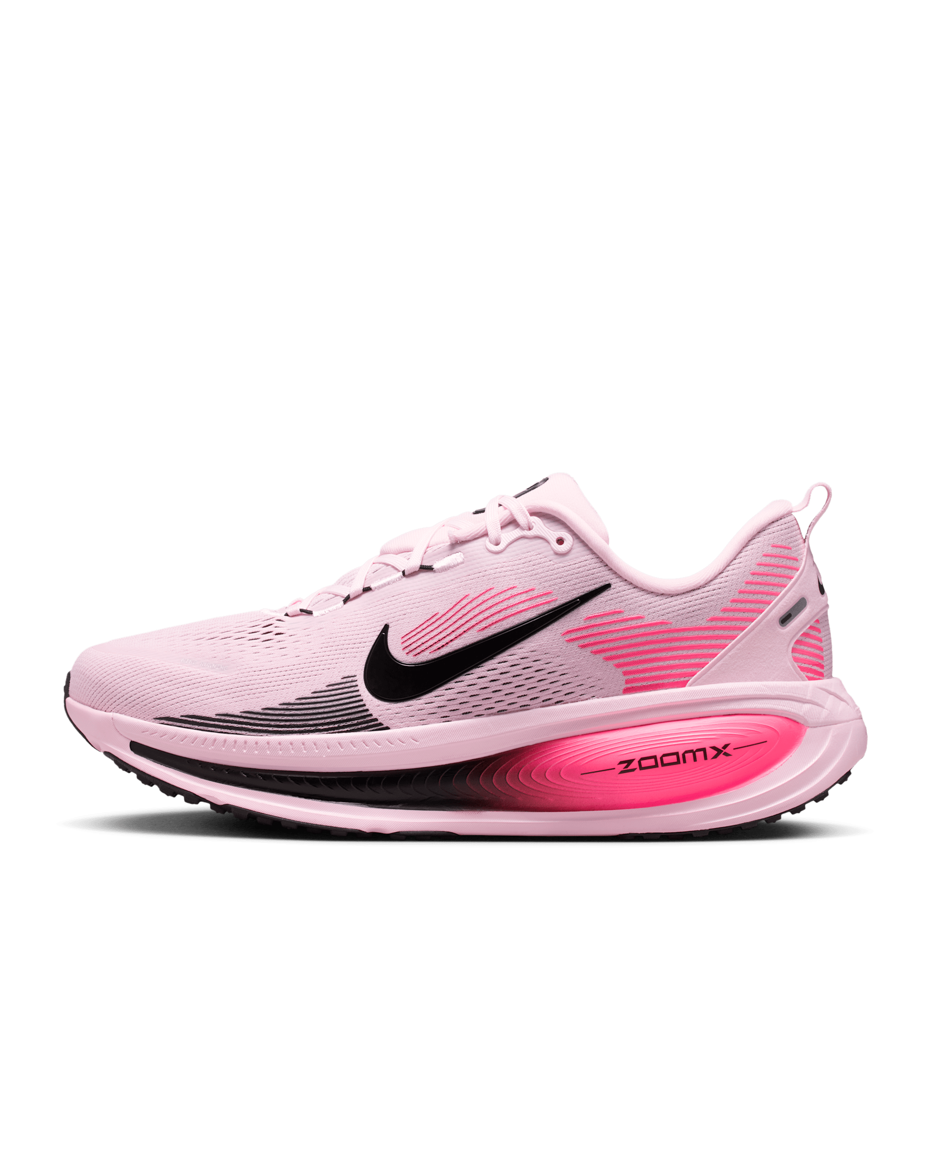 Nike Vomero 18 Straßenlaufschuh (Herren) - Pink Foam/Hyper Pink/Schwarz
