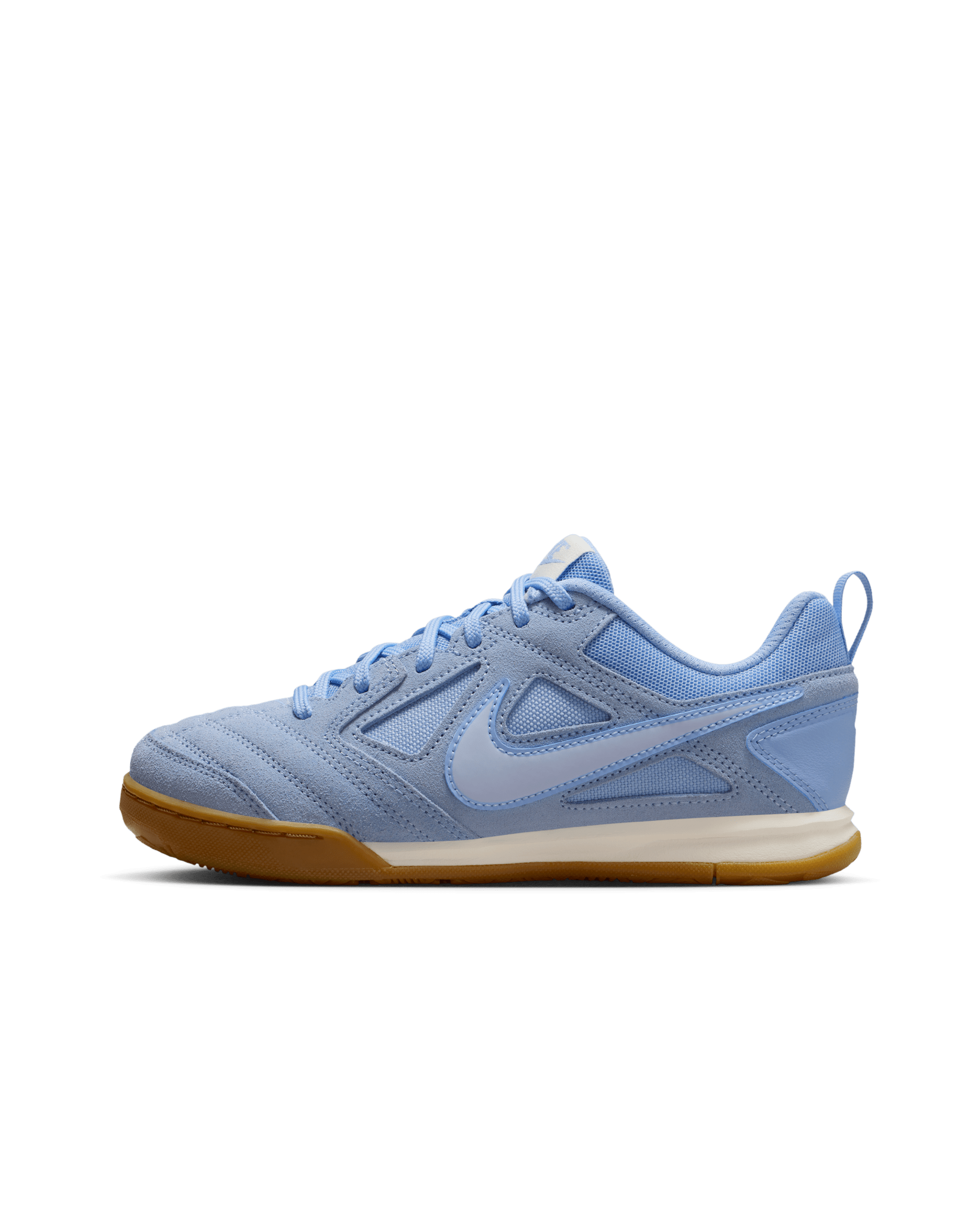 Sapatilhas Nike Gato Júnior - Aluminum/Castanho Gum claro/Ivory/Roxo Palest
