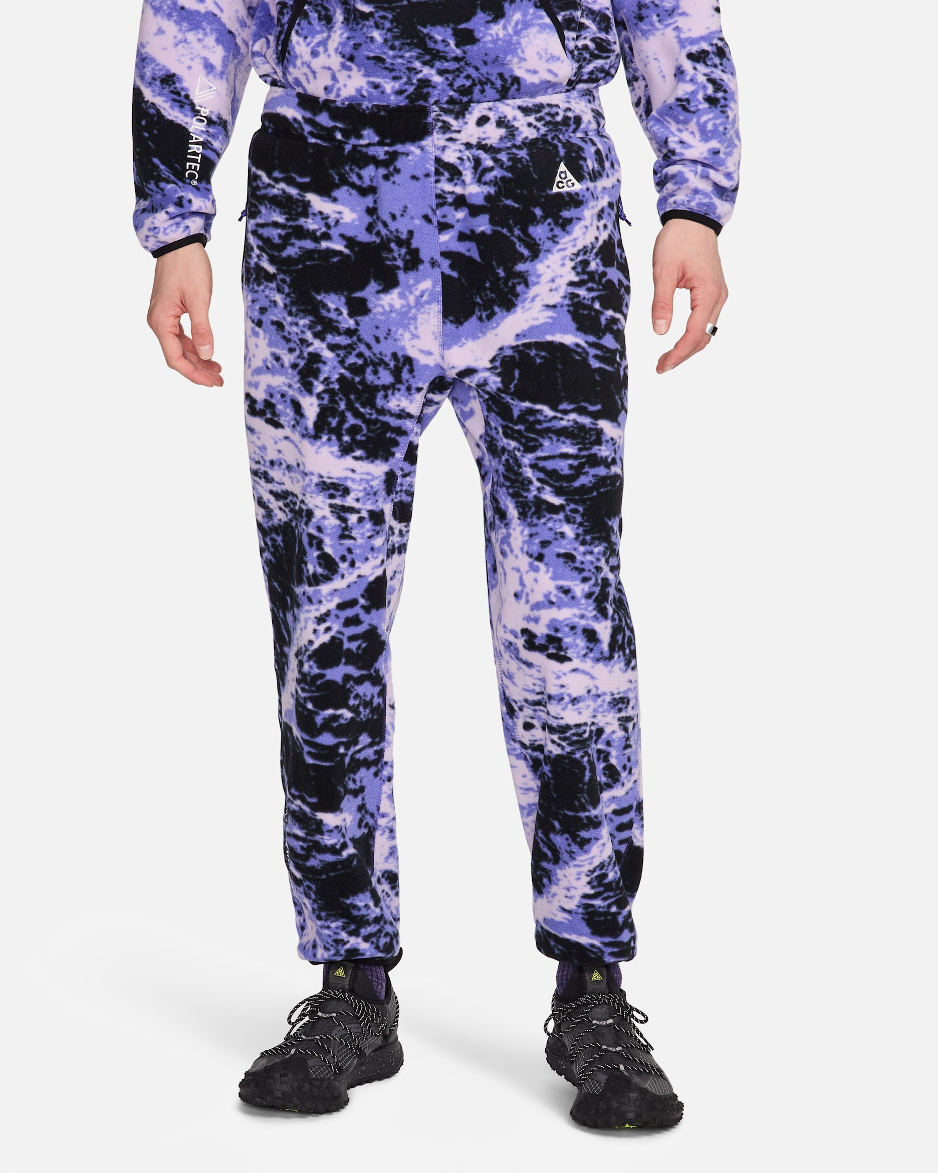 Nike ACG "Wolf Tree" Men's Allover Print Pants - Lilac Bloom/Black/Summit White
