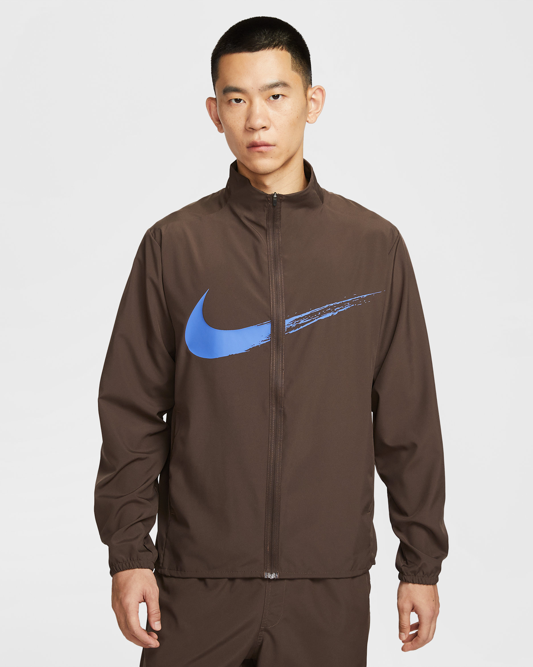 Nike Form 男款 Dri-FIT 多功能外套 - Baroque Brown/Comet Blue