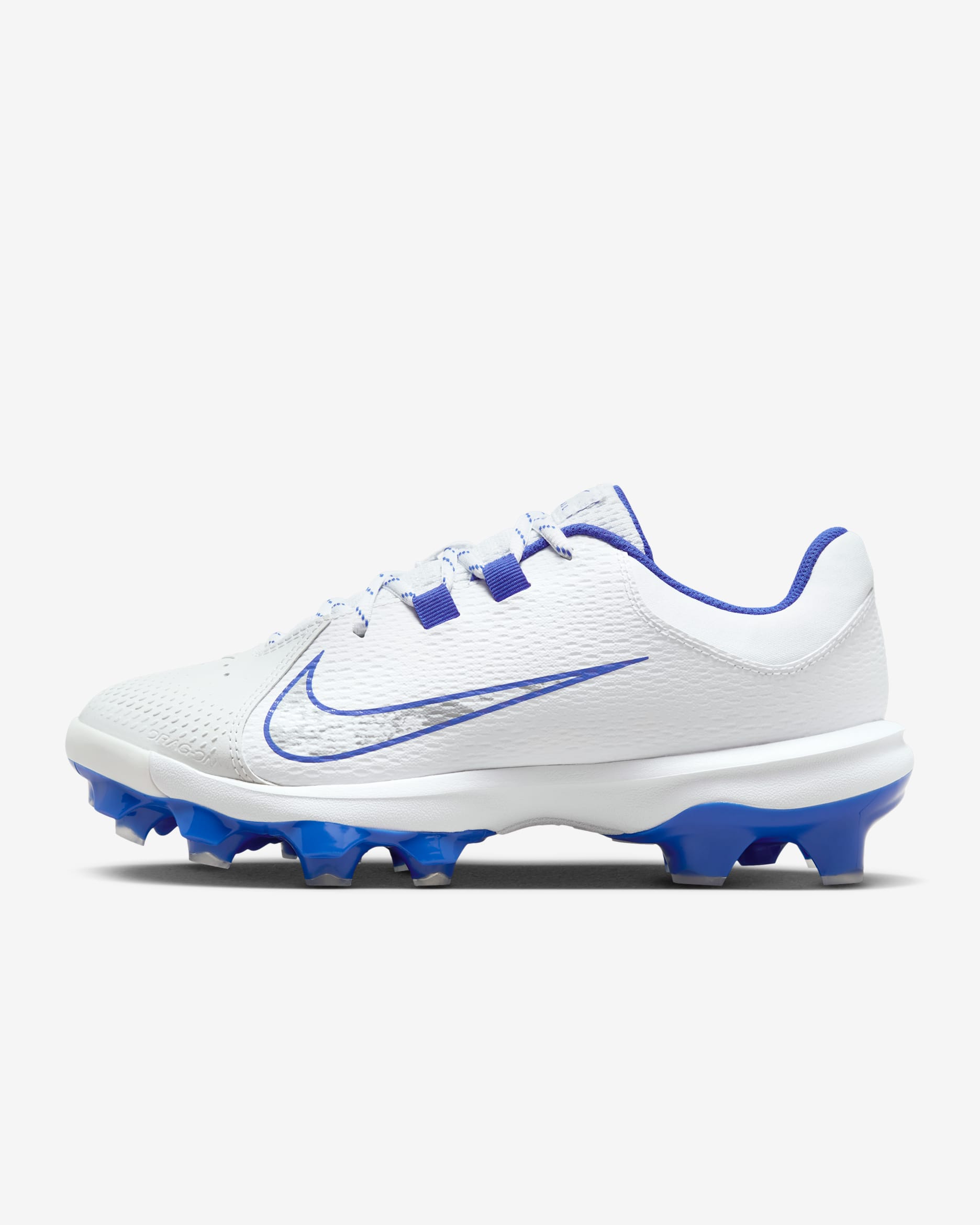 Nike Hyperdiamond 4 Pro MCS Women's Softball Cleats - White/Pure Platinum/Hyper Royal