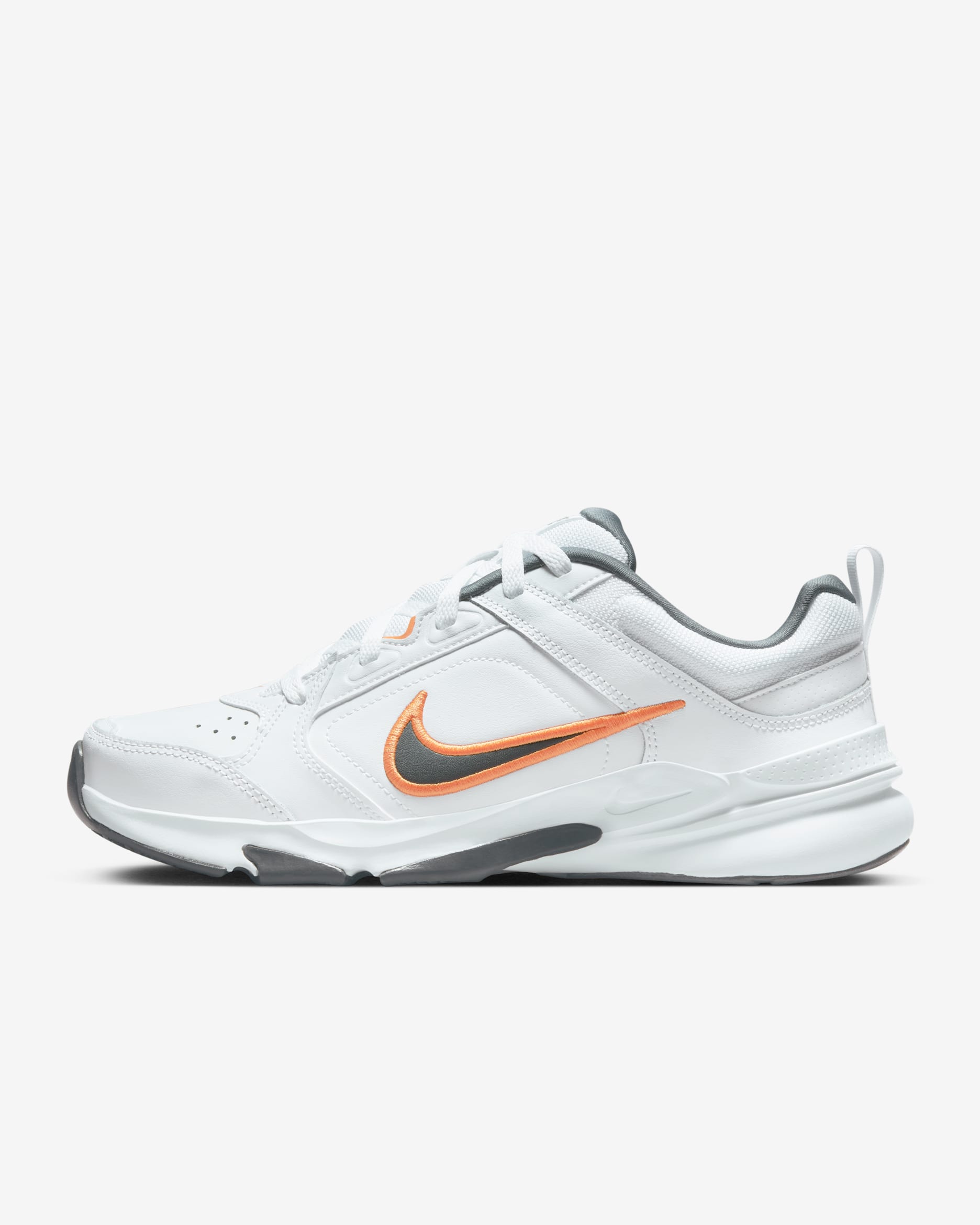Nike Defy All Day Men's Training Shoe - White/Bright Mandarin/Iron Grey