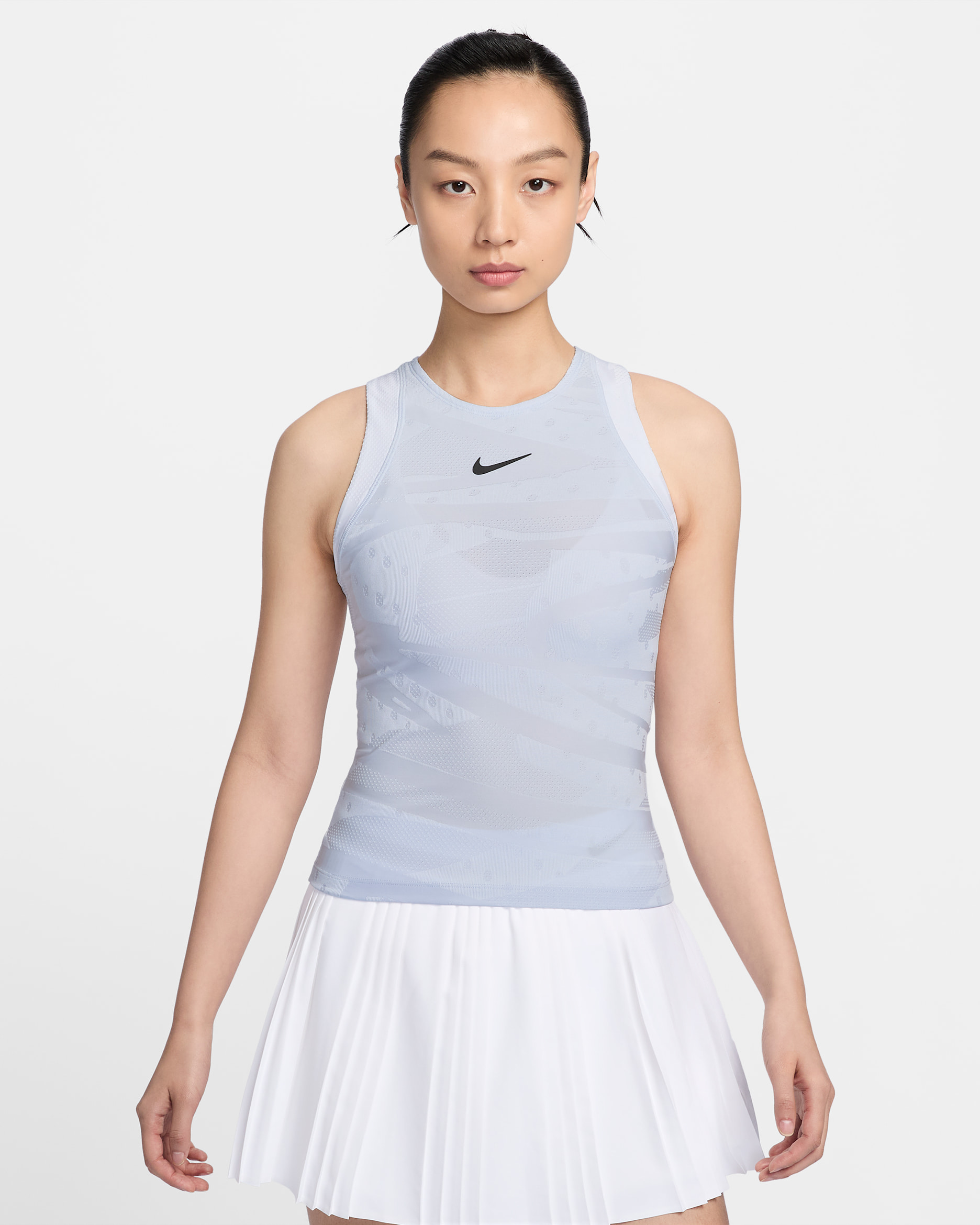 NikeCourt Slam Women's Tank Top - Football Grey/White/Medium Ash