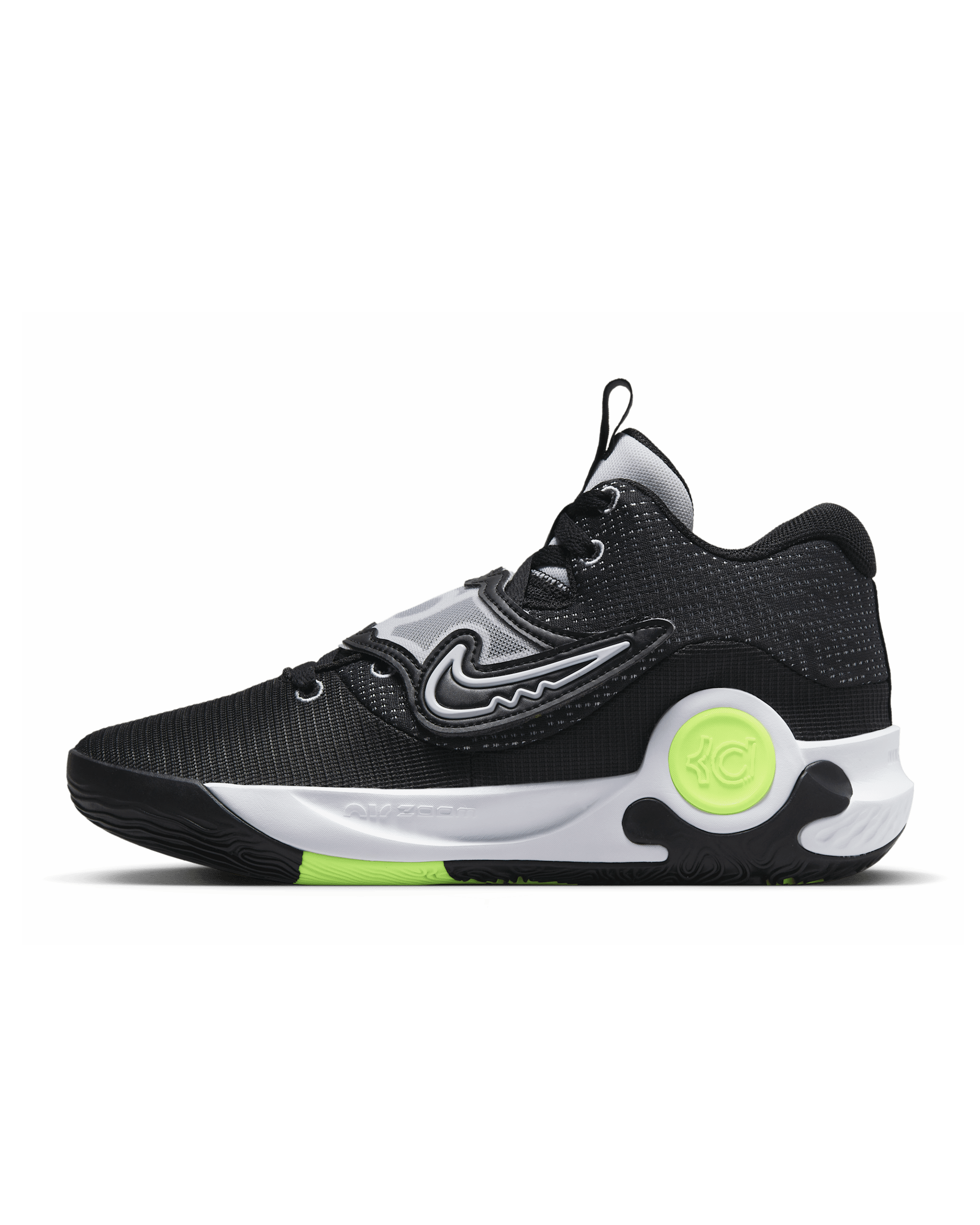 KD Trey 5 X EP Basketball Shoes - Black/Volt/White
