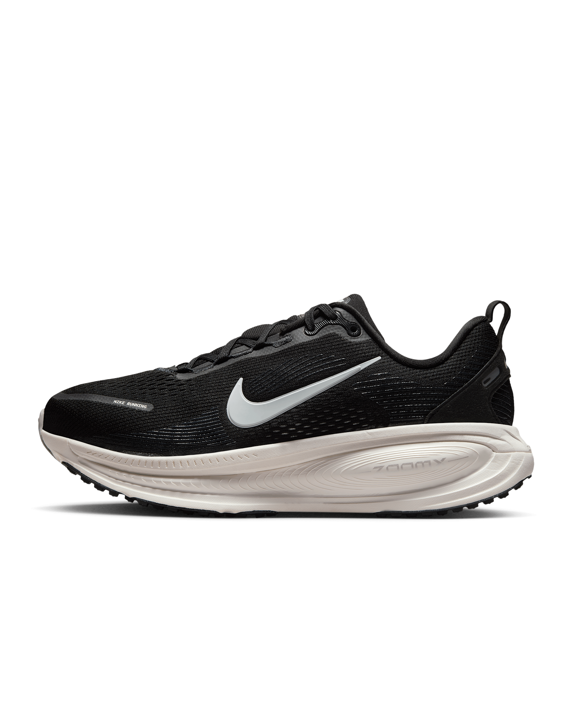 Nike Vomero 18 Women's Road Running Shoes (Extra Wide) - Black/Coconut Milk/Light Iron Ore/Summit White