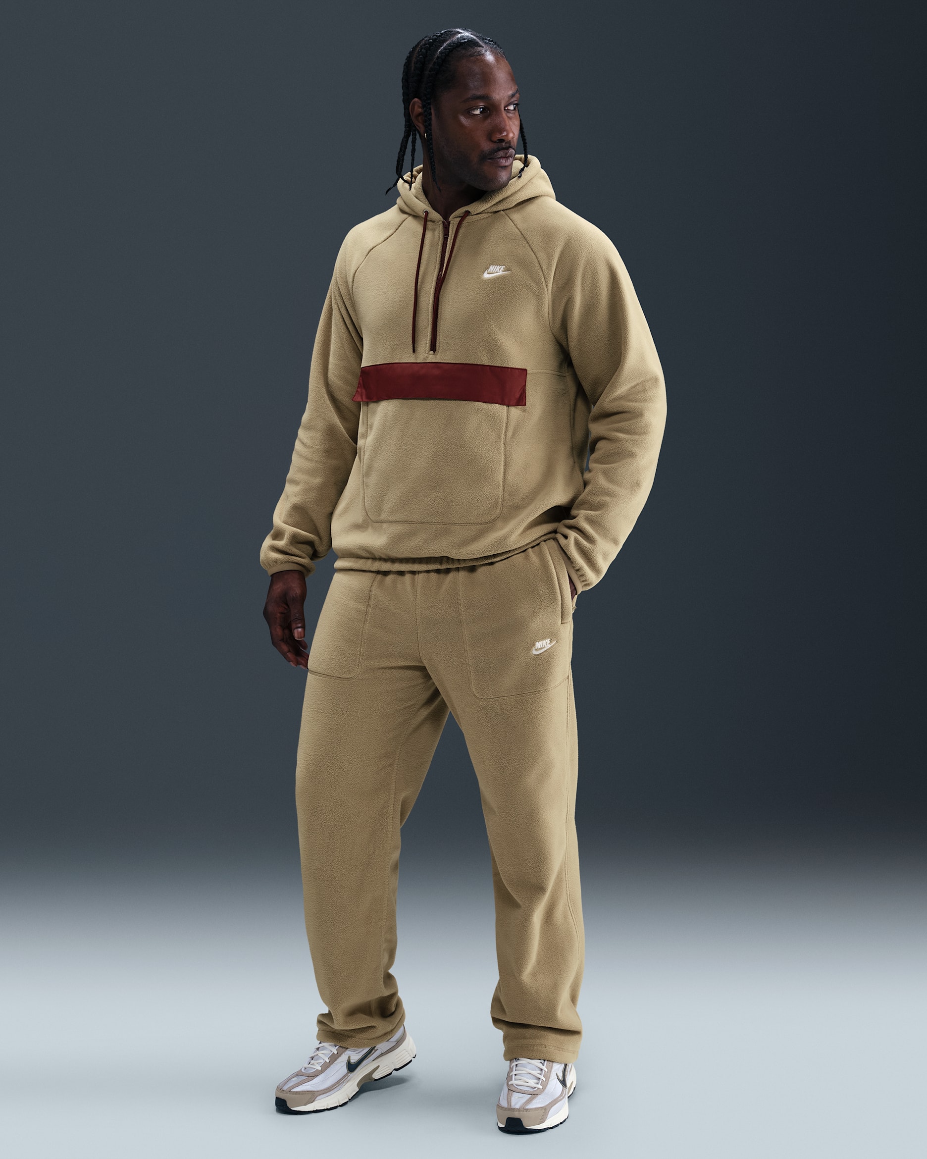 Nike Sportswear Club Winterized Hose (Herren) - Parachute Beige/Weiß