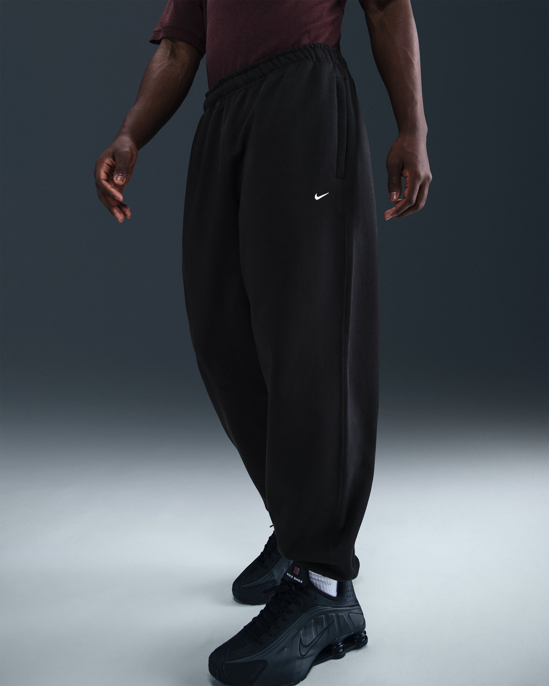 Nike Solo Swoosh Men's Cuffed Fleece Pants