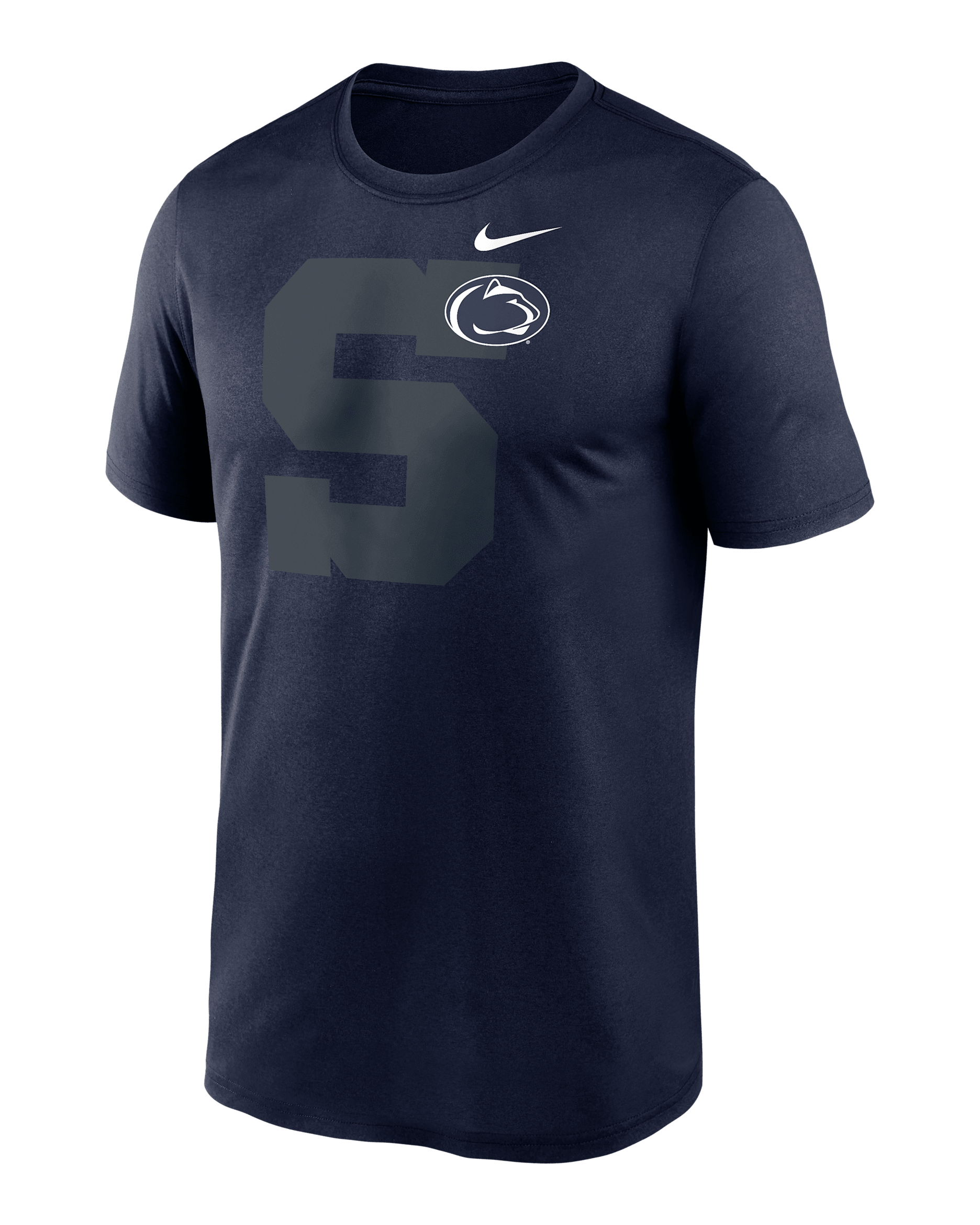 Penn State Campus Legend Shadow Logo Men's Nike Dri-FIT College T-Shirt - Navy
