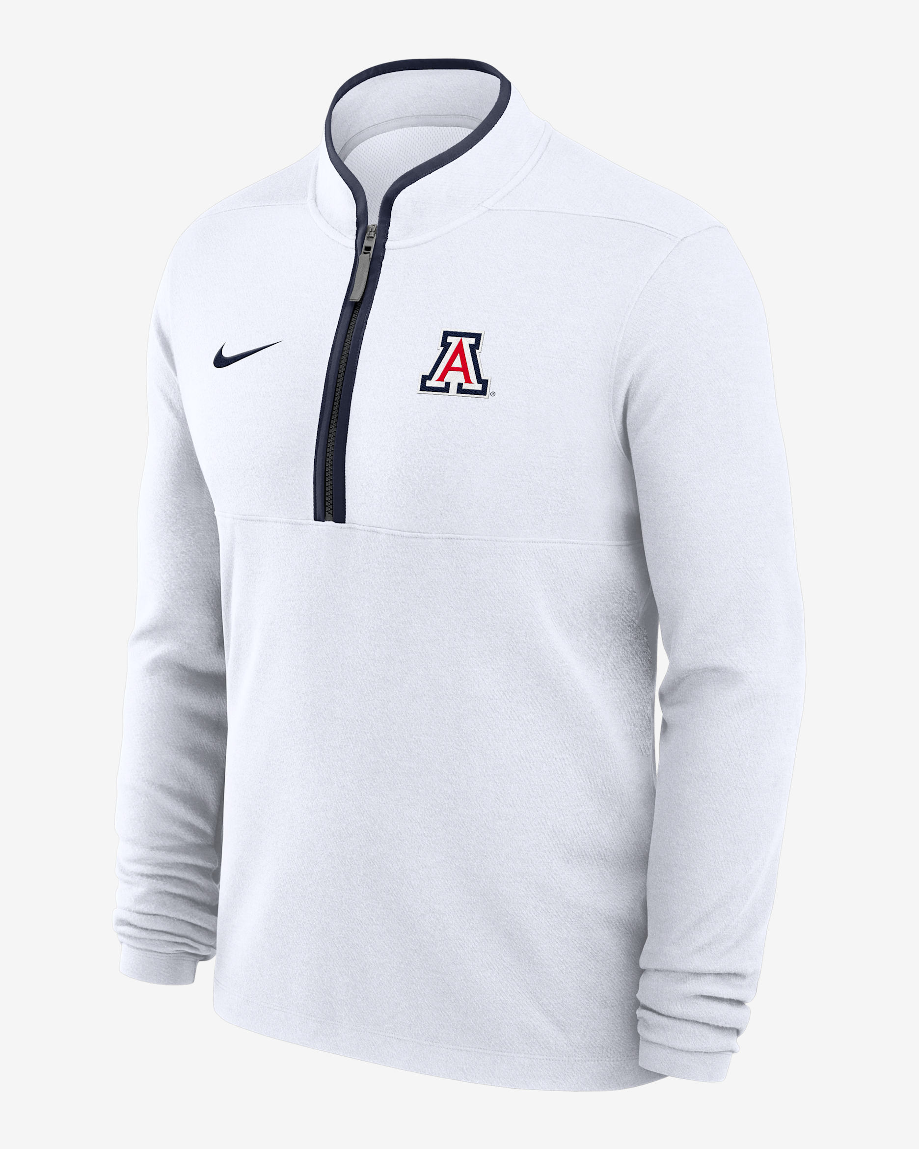 Arizona Victory Men's Nike Dri-FIT College 1/2-Zip Long-Sleeve Top - White