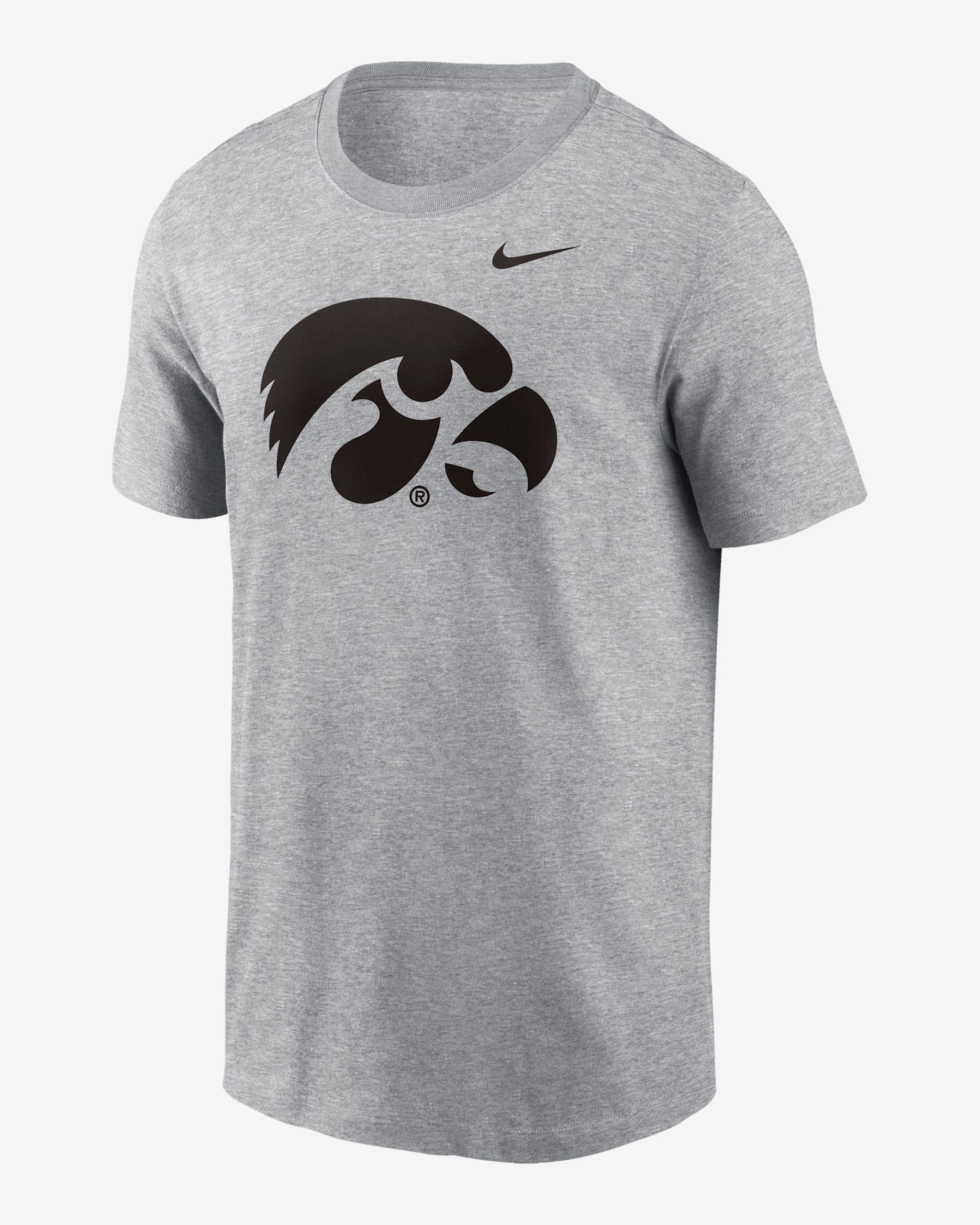 Iowa Hawkeyes Primetime Logo Men's Nike College T-Shirt - Dark Grey Heather