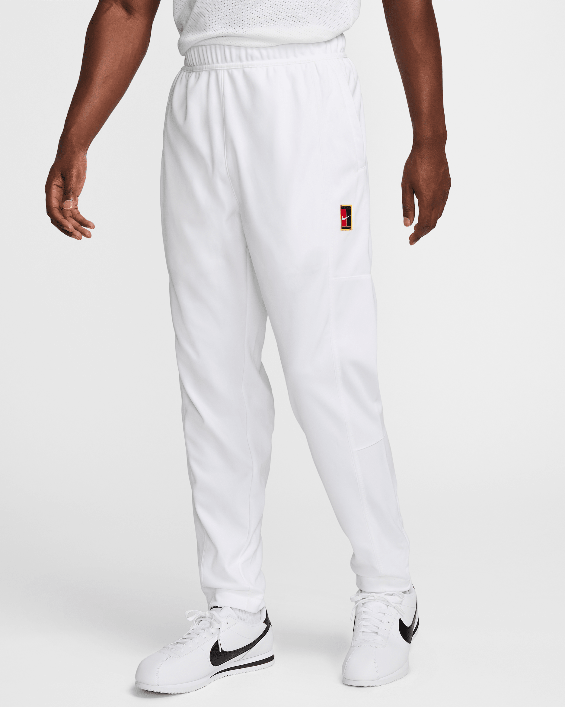 NikeCourt Heritage Herren-Tennishose - Weiß/Weiß