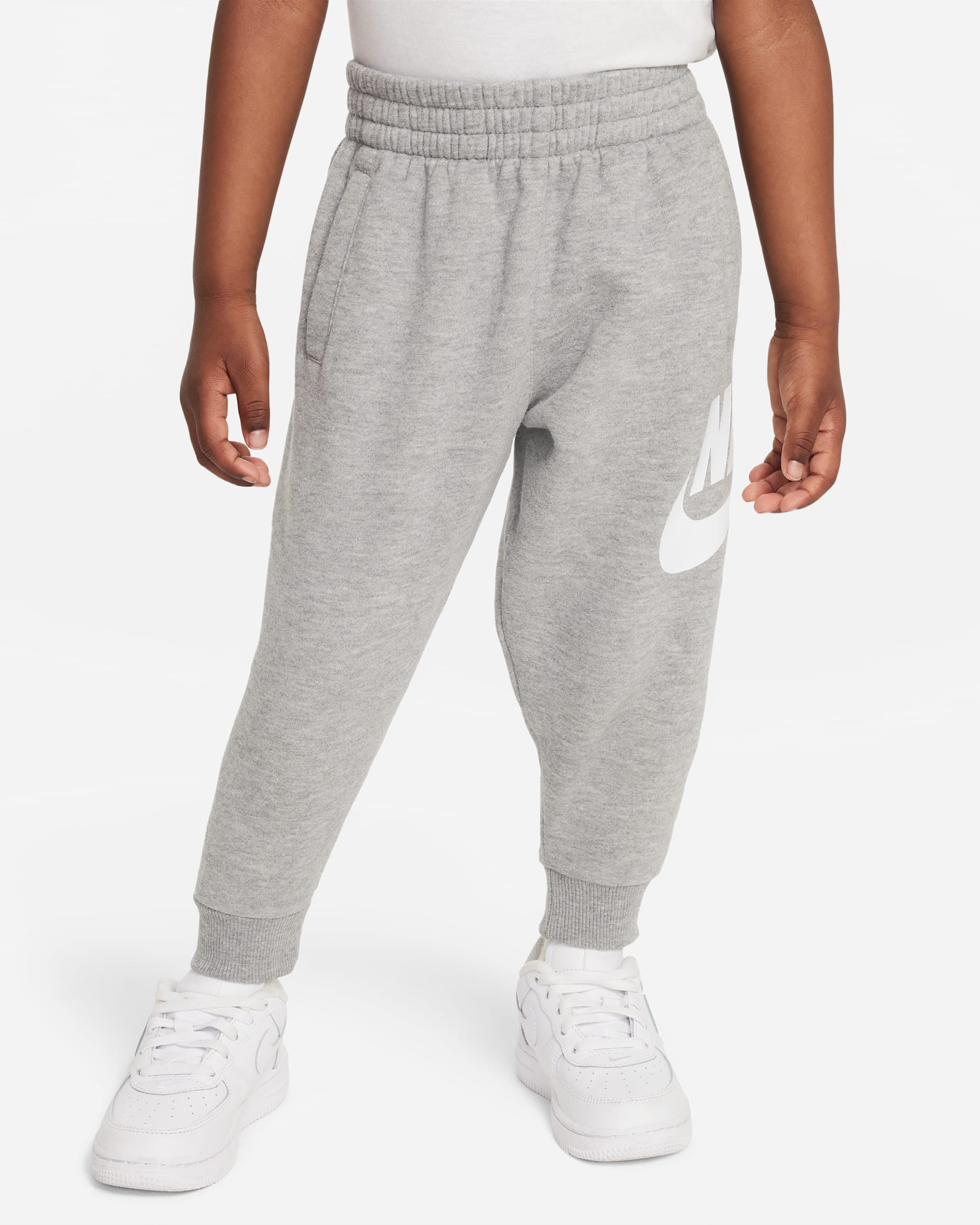 Joggers infantil Nike Sportswear Club Fleece - Gris oscuro jaspeado