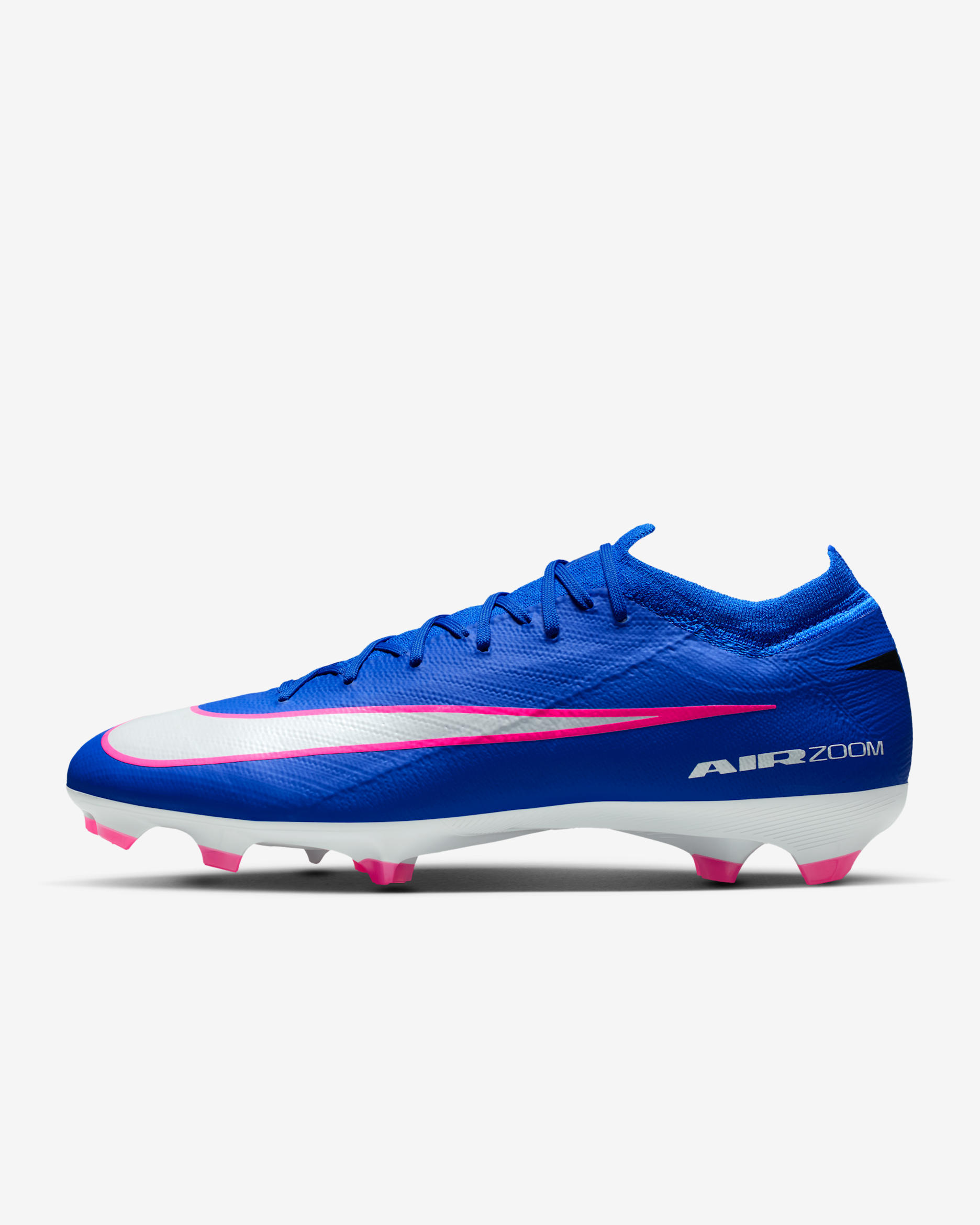 Tacos de fútbol para terreno firme de corte low Nike Mercurial Vapor 16 Pro - Azul carrera/Blanco