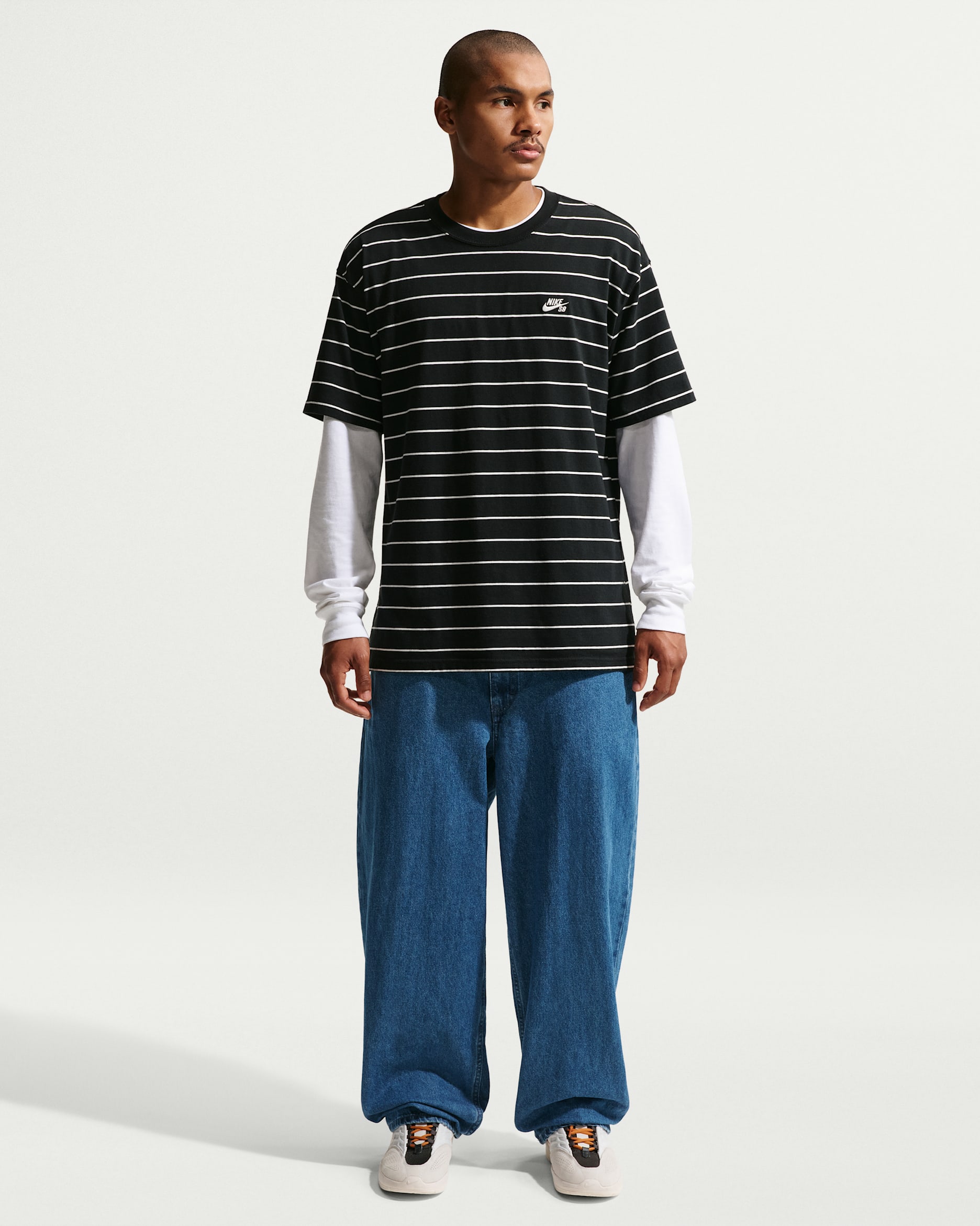 Nike SB weite Denim-Skateboardhose (Herren) - French Blue