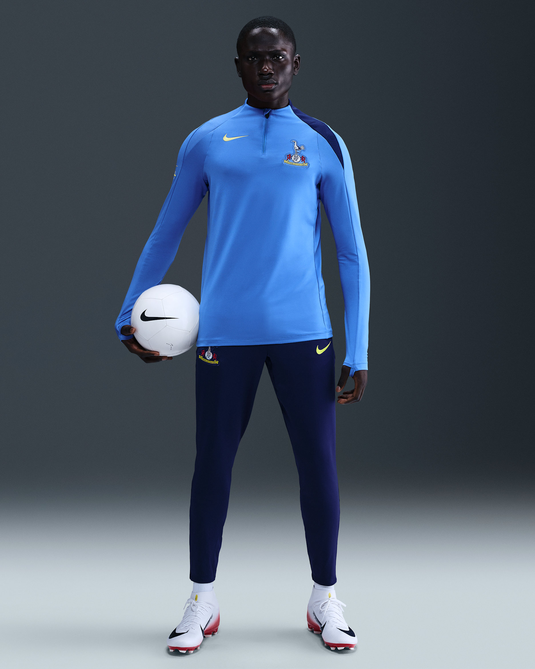 Tottenham Hotspur Strike Third Men's Nike Dri-FIT Total 90 Football Knit Pants - Blue Void/Pacific Blue/Dynamic Yellow