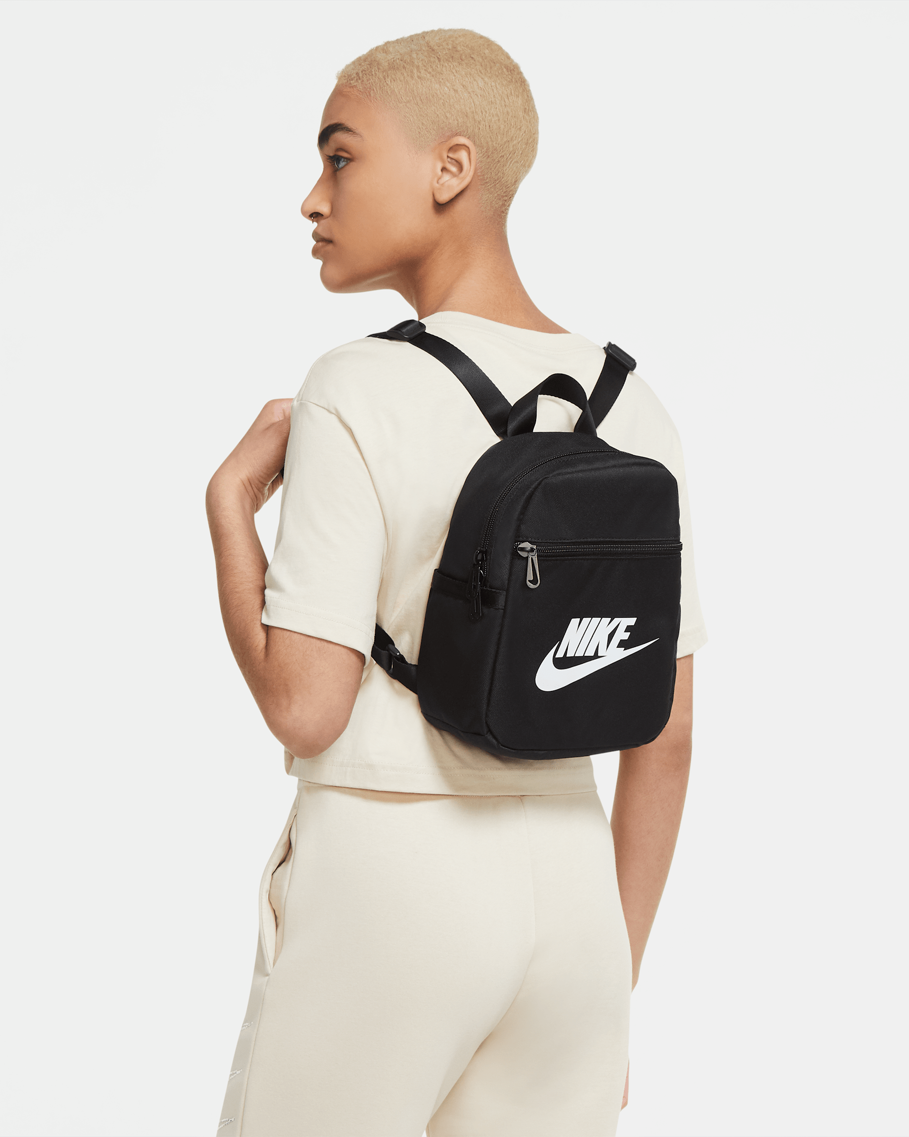 Nike Sportswear Futura 365 Women's Mini Backpack (6L) - Black/Black/White