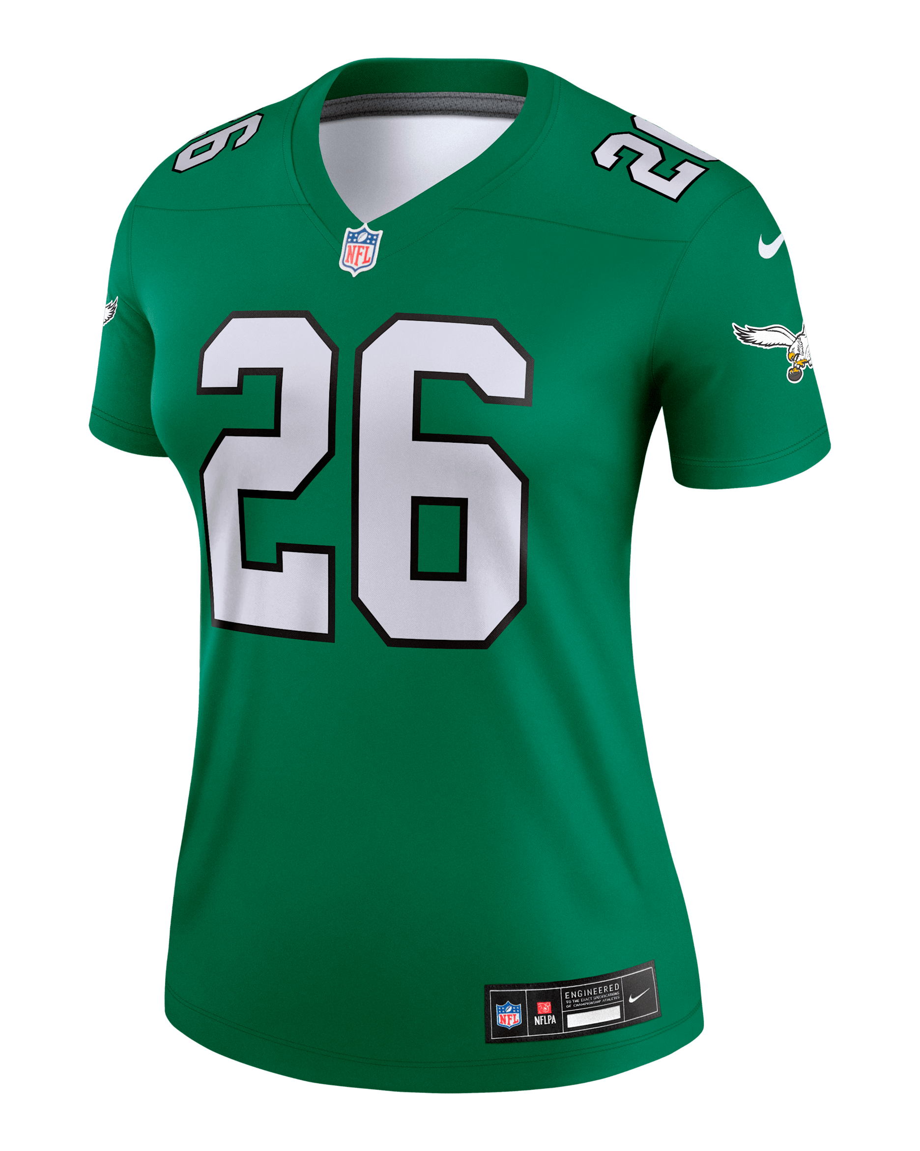 Saquon Barkley Philadelphia Eagles Women's Nike Dri-FIT NFL Legend Jersey - Kelly Green