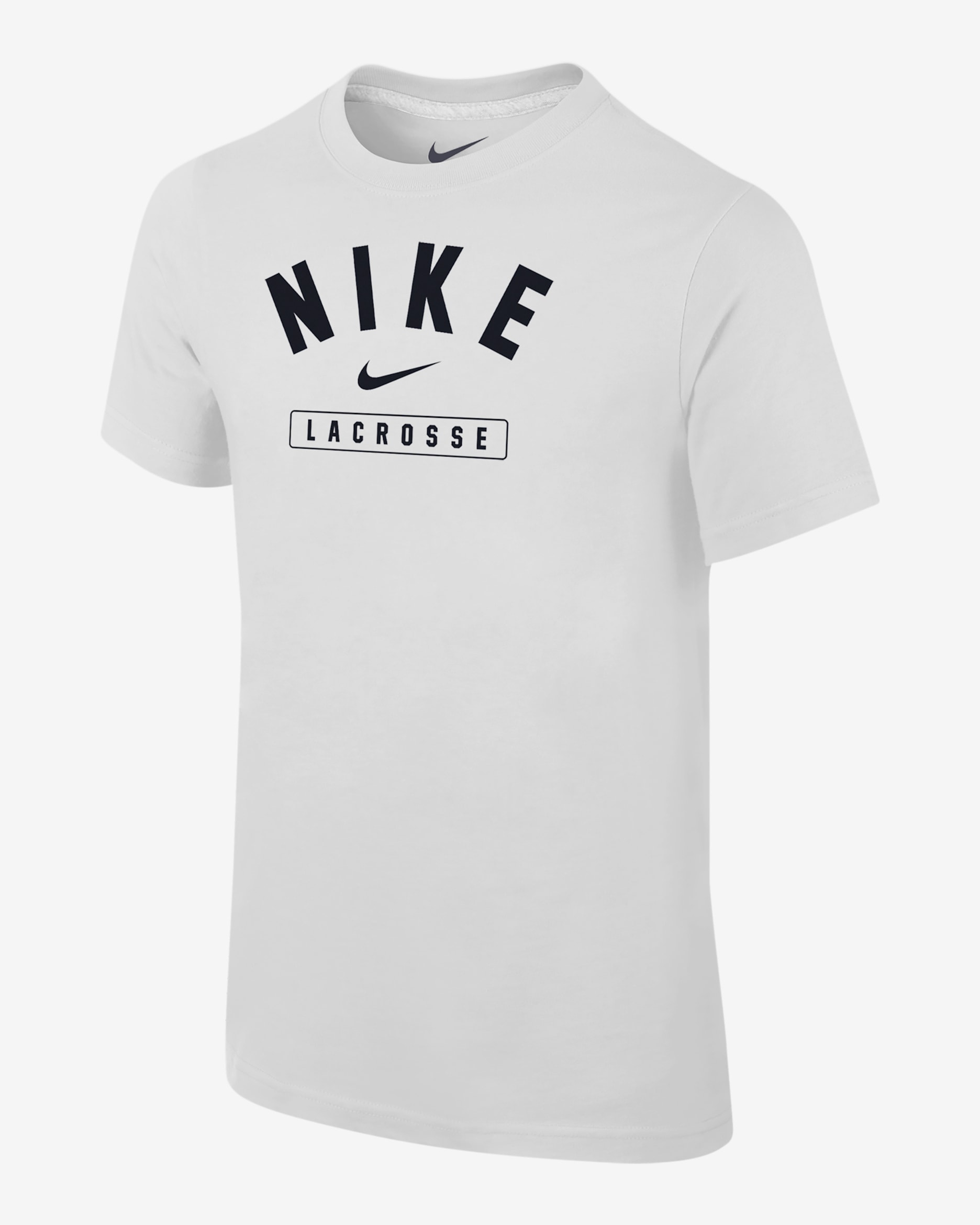 Playera para niño talla grande Nike Lacrosse - Blanco