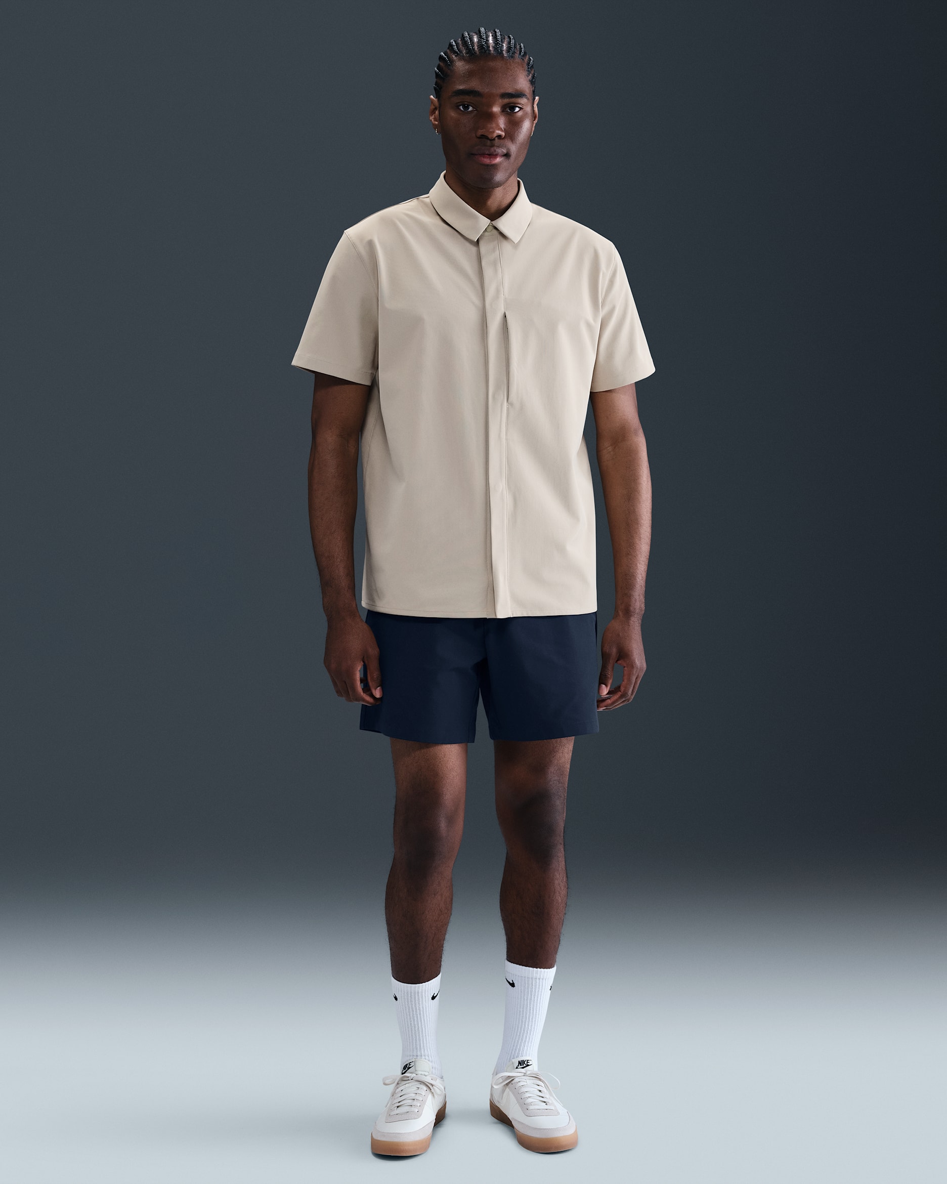 Nike 24.7 PerfectStretch Men's Dri-FIT 6" Shorts - Obsidian/Black/Dark Obsidian