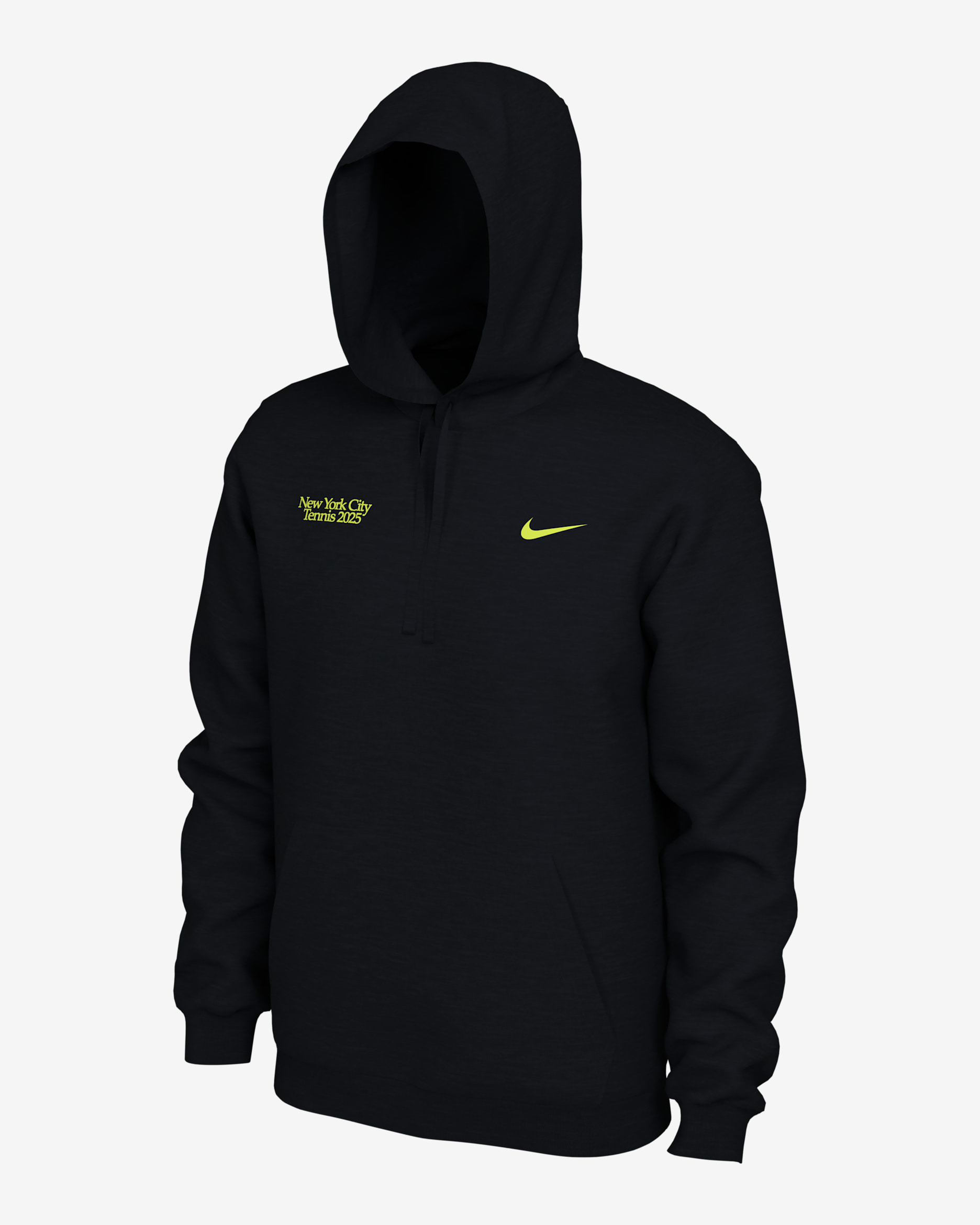 Sudadera con gorro de tenis para hombre NikeCourt - Negro/Volt