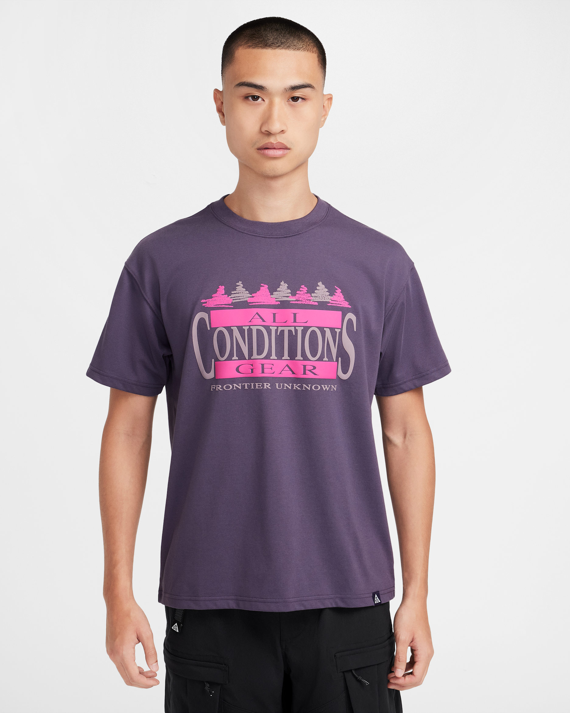 ナイキ ACG メンズ Dri-FIT Tシャツ - ダークレーズン