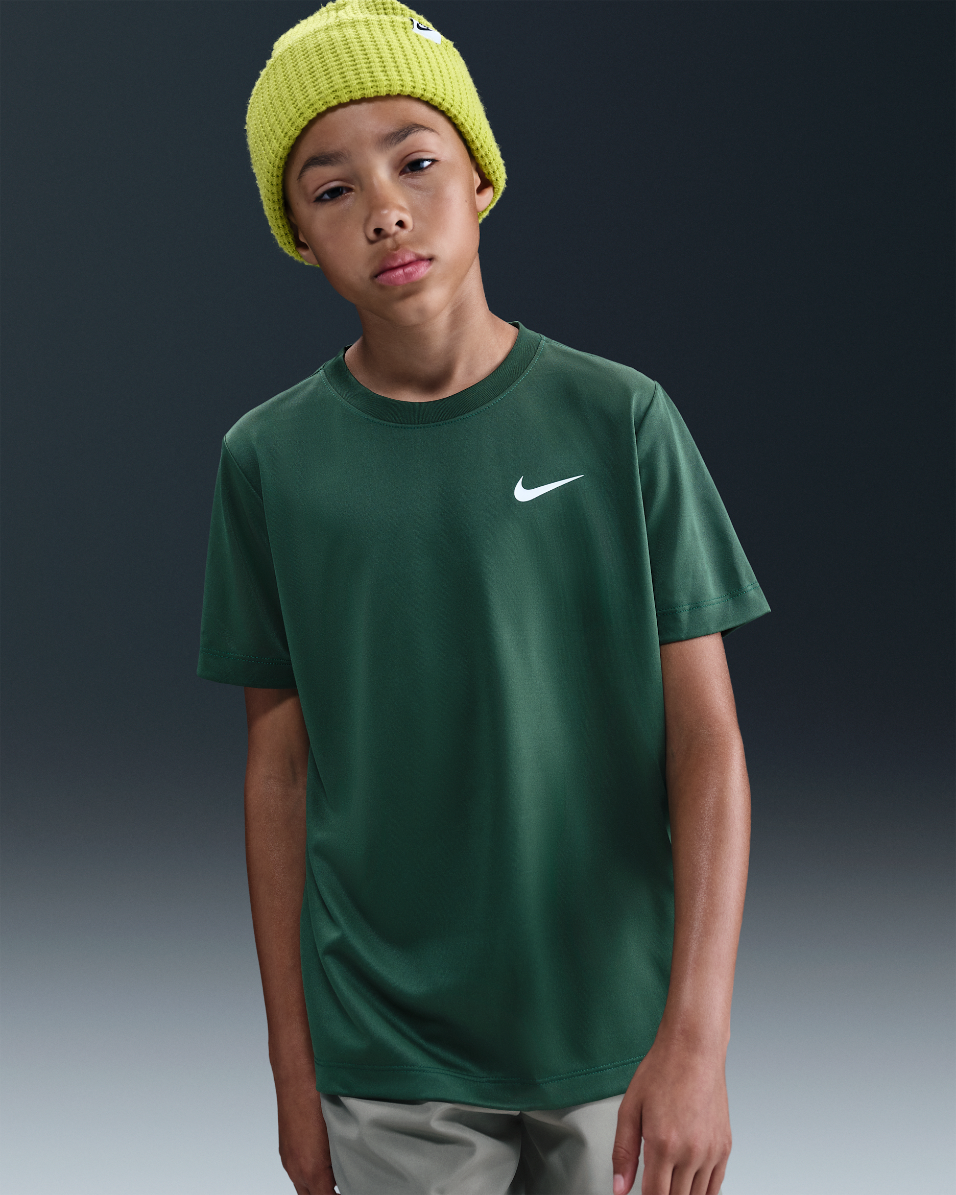 Nike Legend Big Kids' Dri-FIT T-Shirt - Fir