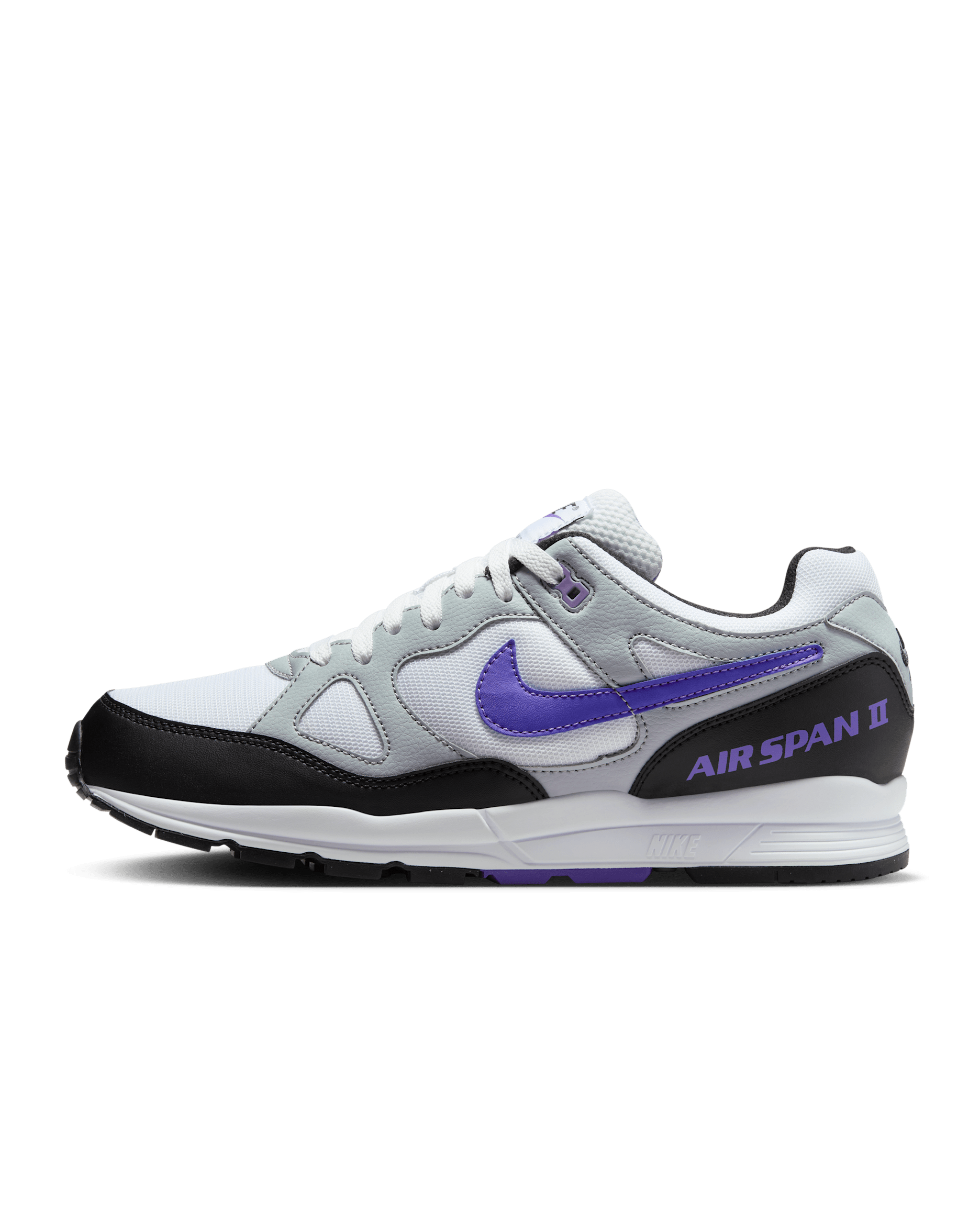 ナイキ エア スパン 2 メンズシューズ - ウルフグレー/ブラック/ホワイト/ハイパーグレープ