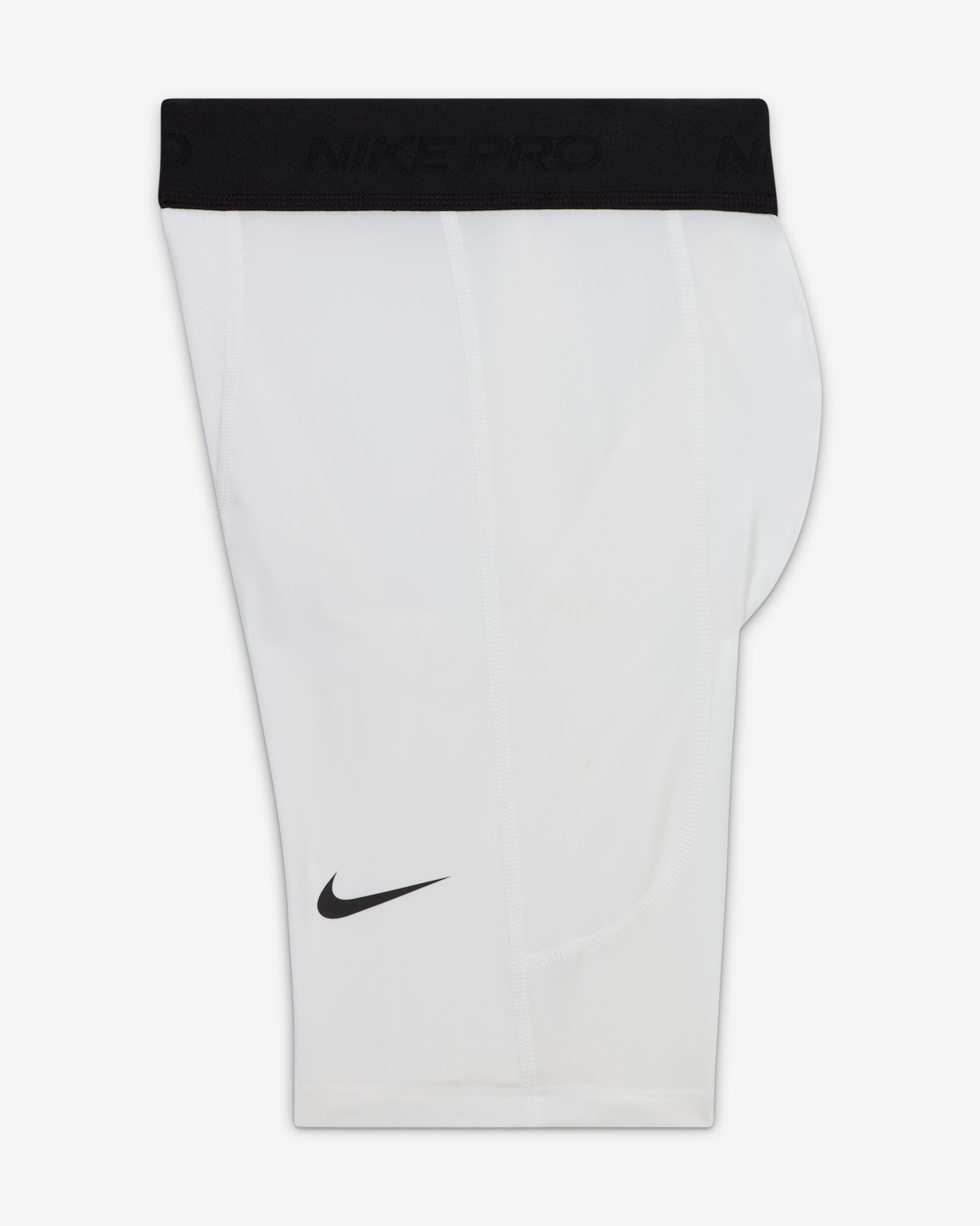 Nike Pro Big Kids' (Boys') Dri-FIT Shorts (Extended Size) - White/White/Black